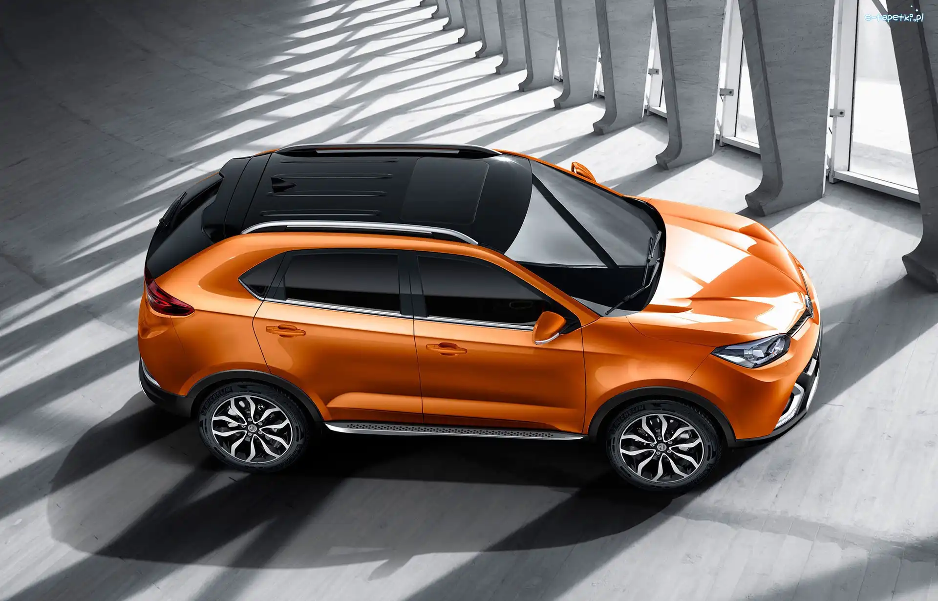 2016, MG GS SUV, Pomarańczowy