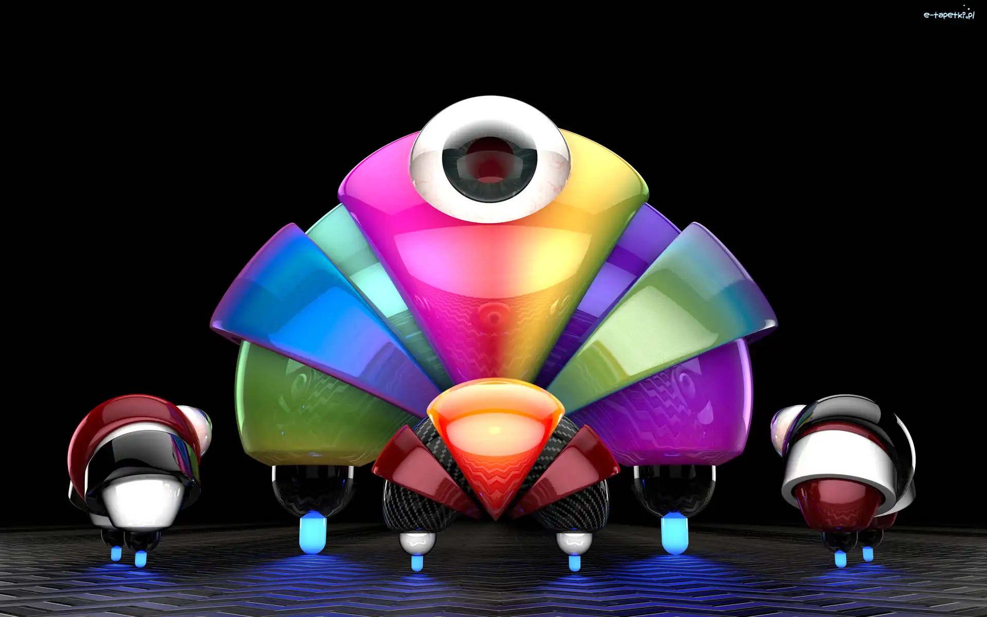 Oko, Grafika 3D