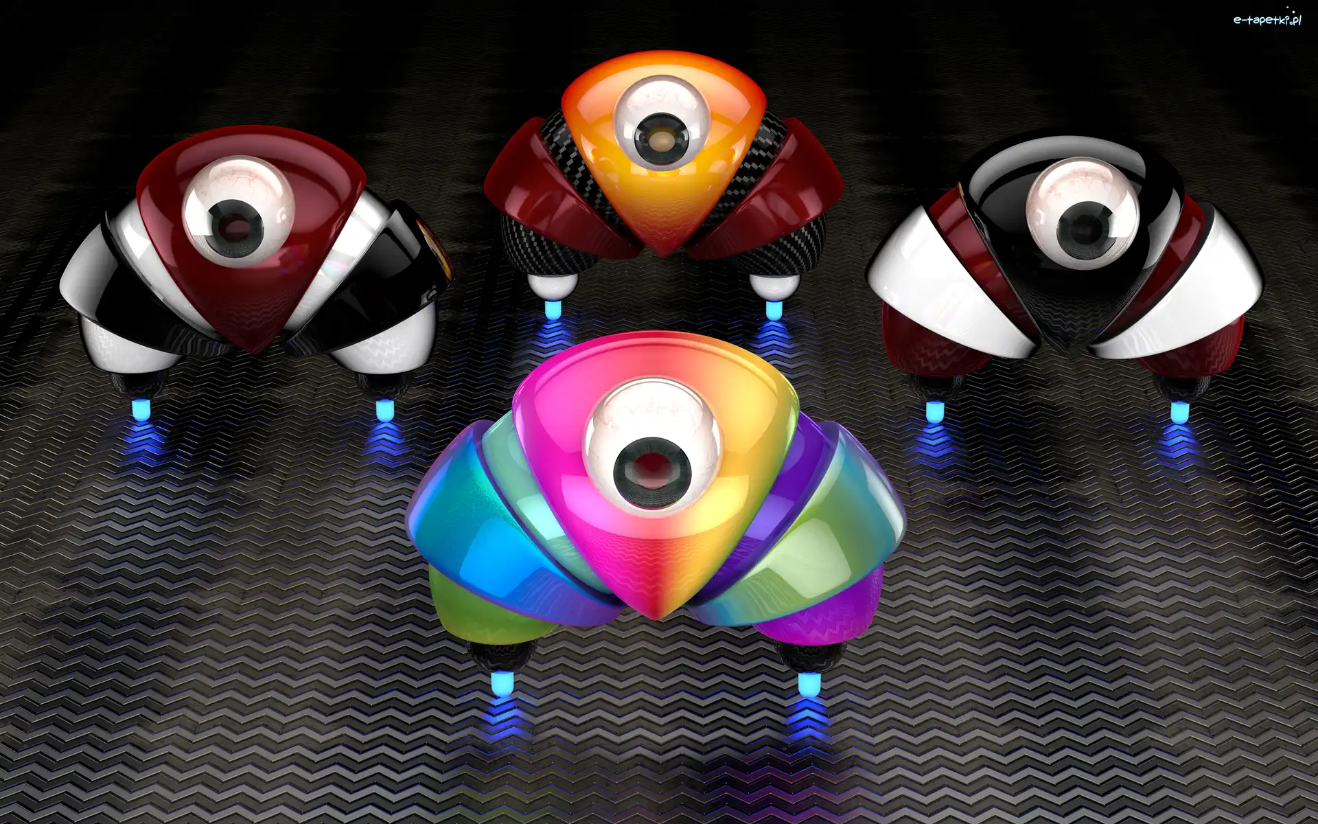 Oczy, Grafika 3D