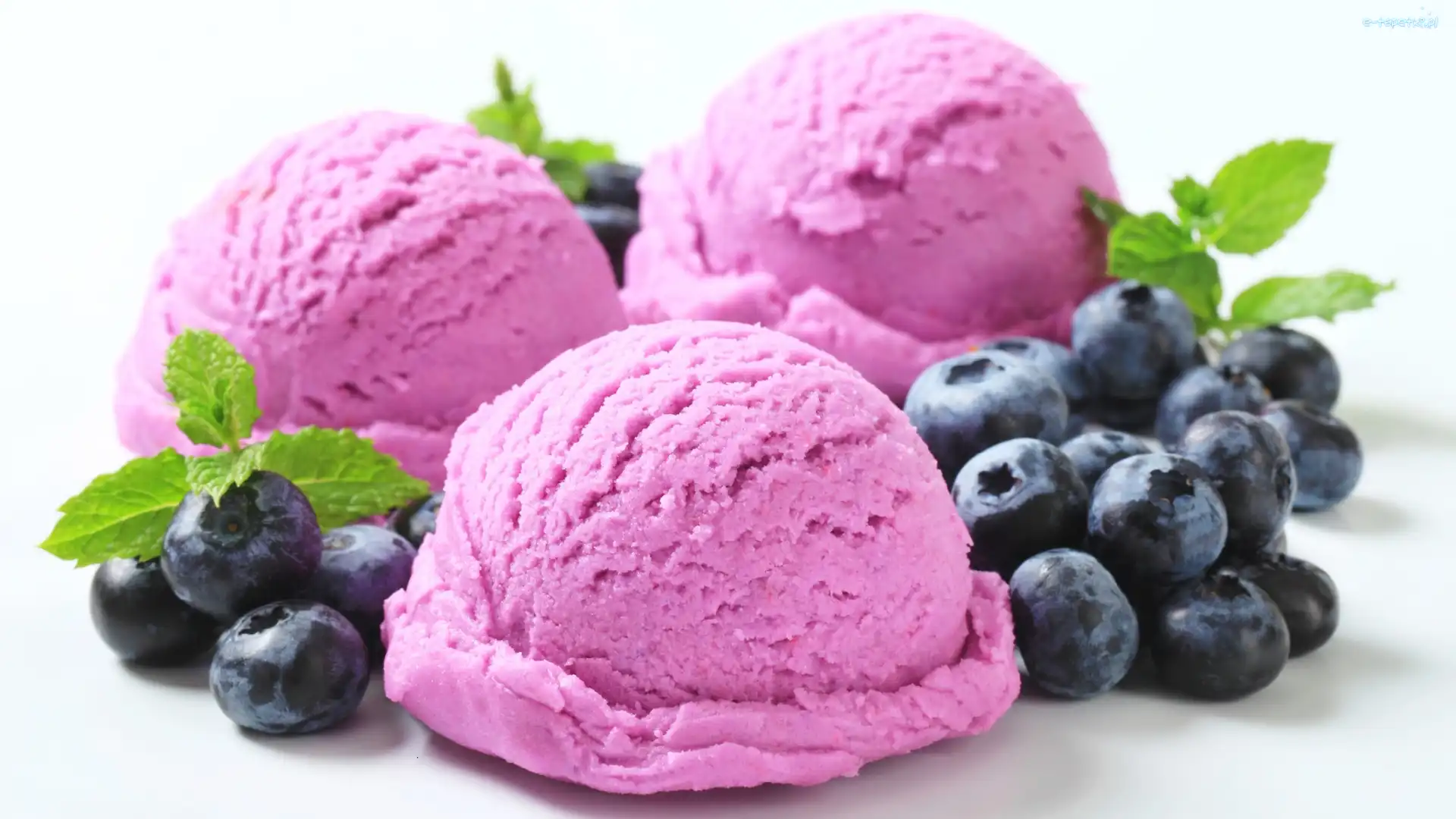 Lody, Borówki, Gałki, Owocowe