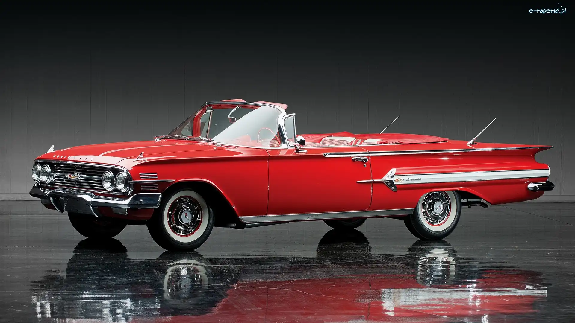 1960, Chevrolet Impala, Czerwony