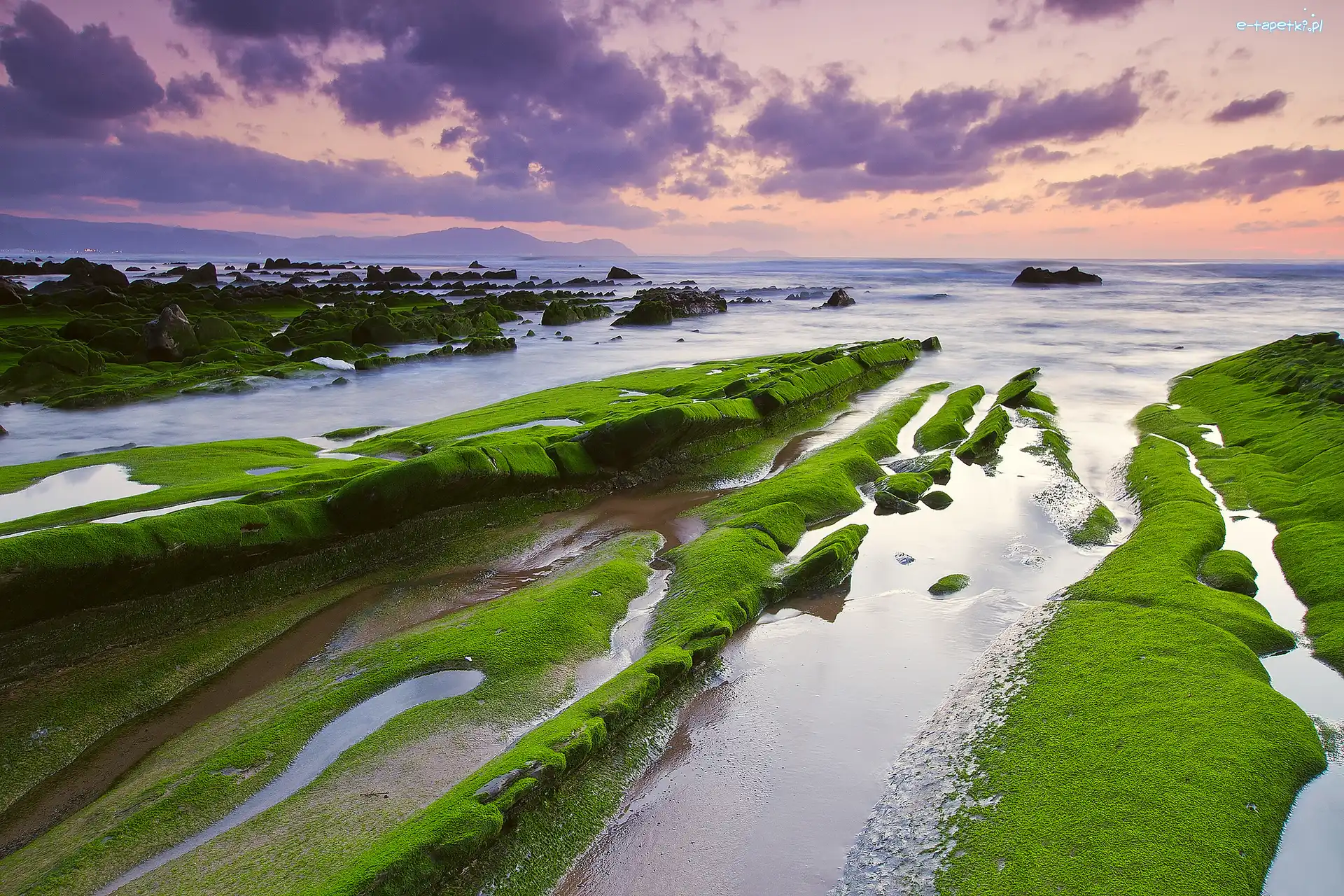 Hiszpania, Plaża Barrika, Zatoka Biskajska, Morze, Skały