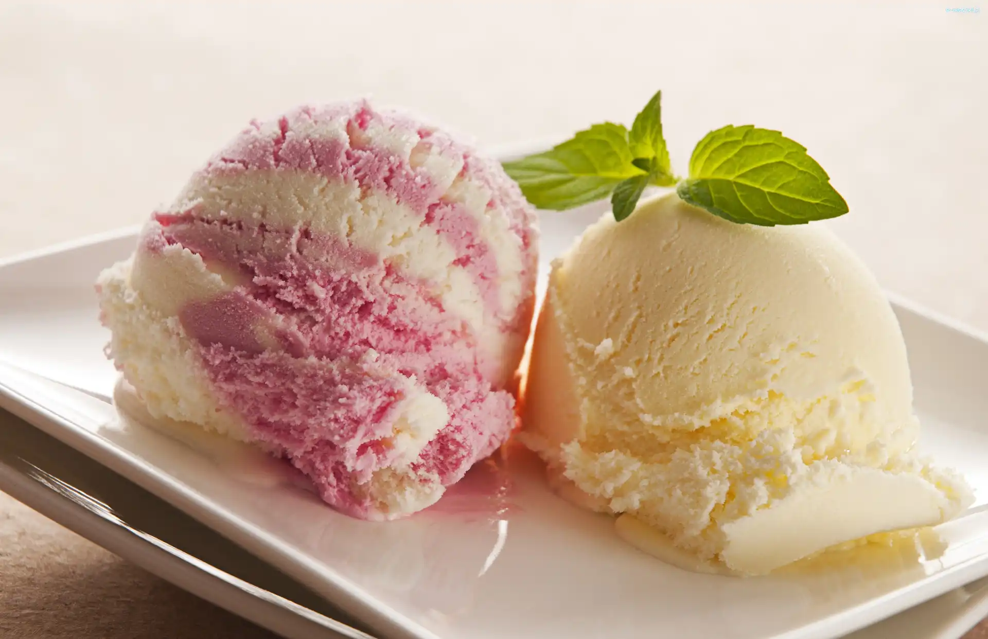 Gałki, Dwie, Lody