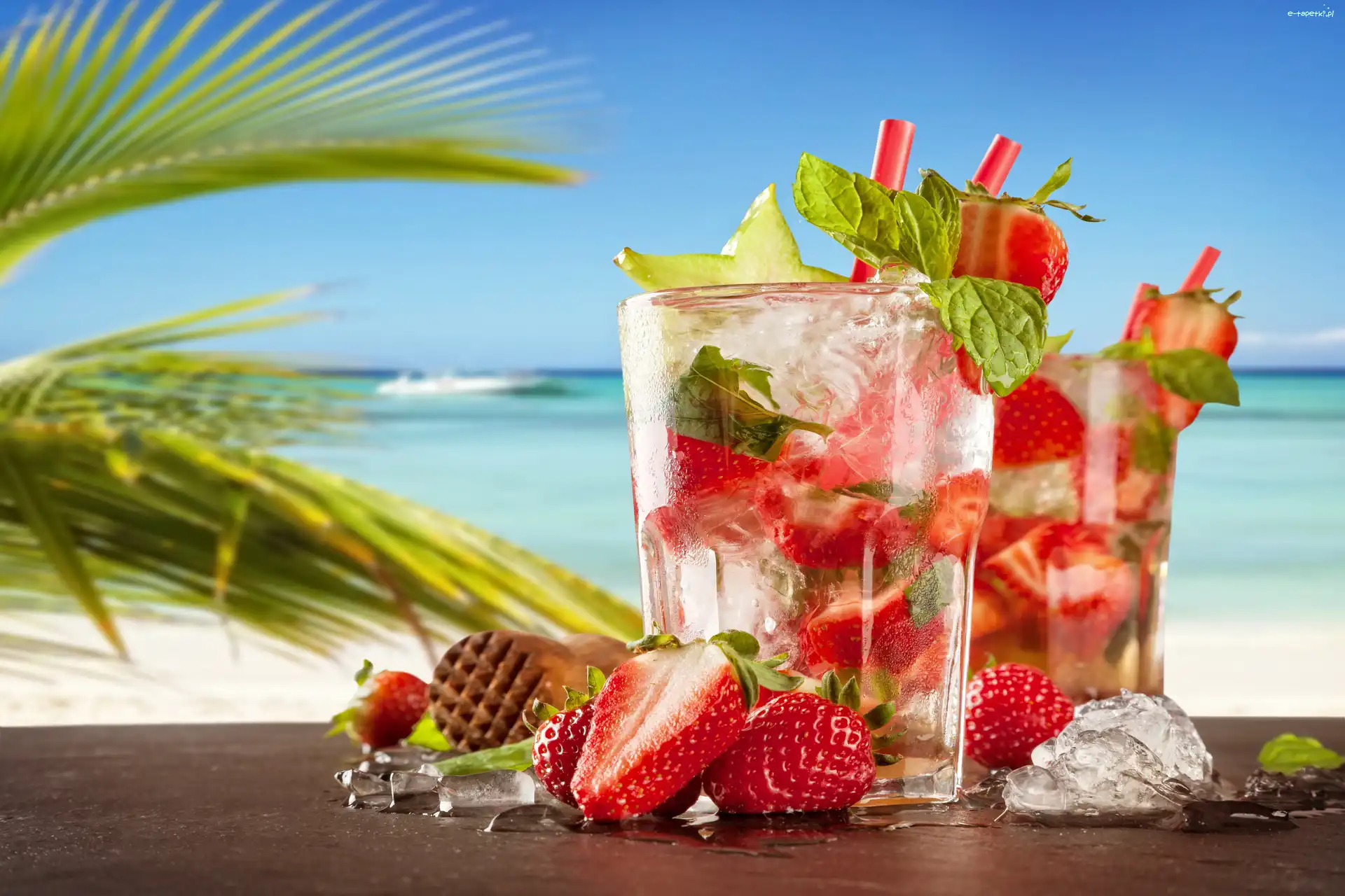 Truskawki, Drinki, Lato