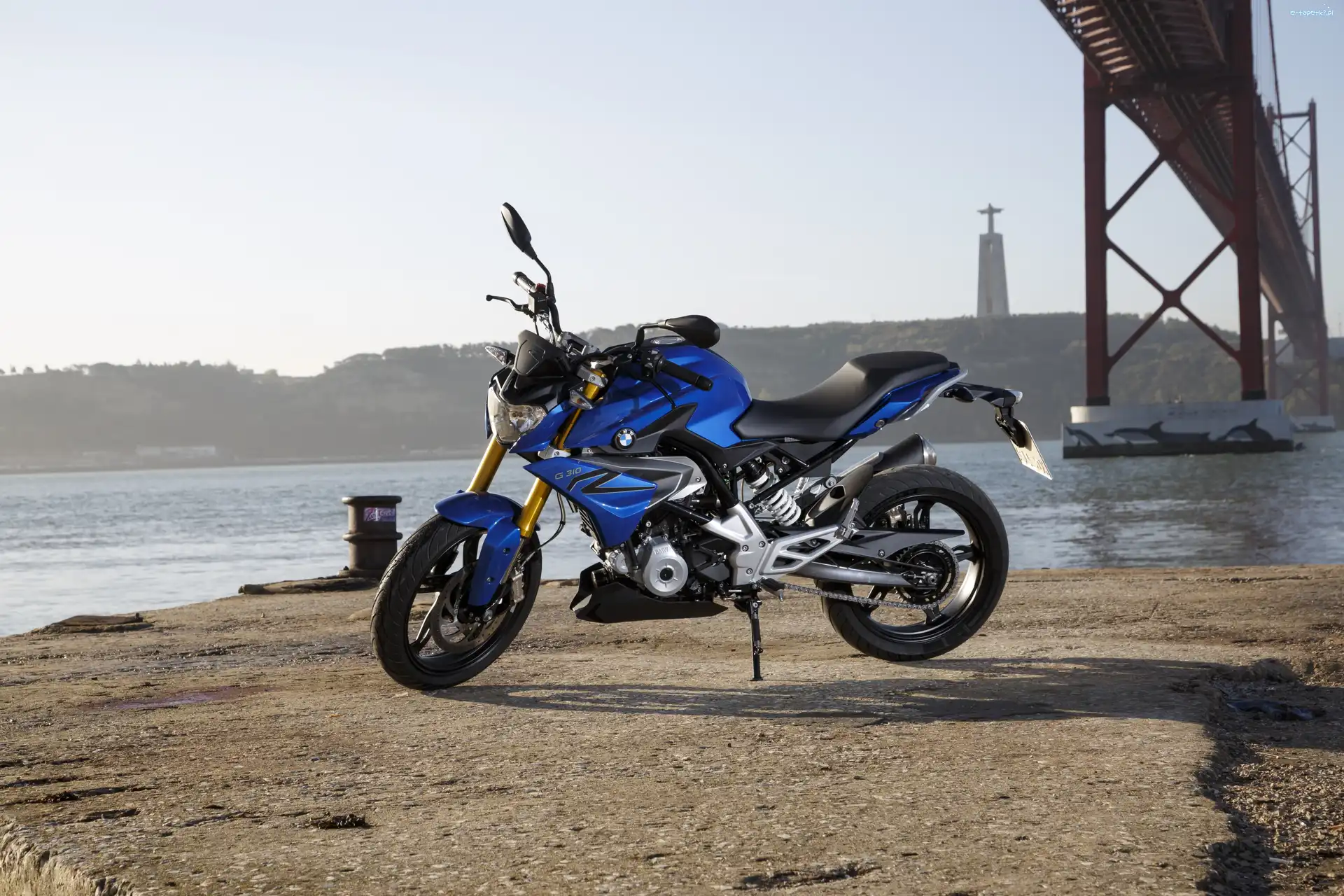 Motocykl, 2016, BMW G 310 R, Niebieski
