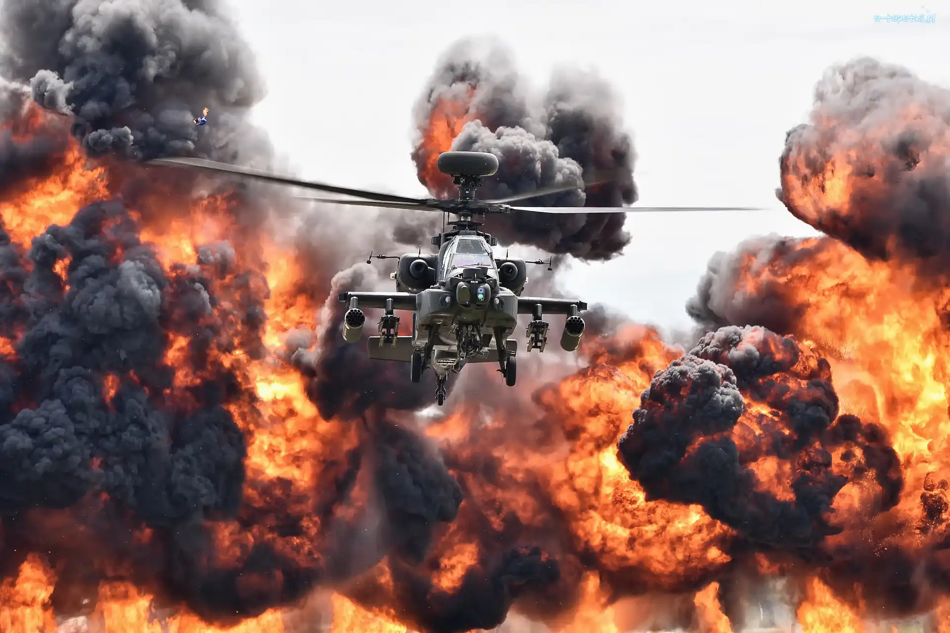 Wybuch, Ogień, Dym, Śmigłowiec szturmowy Bell AH-1 Cobra