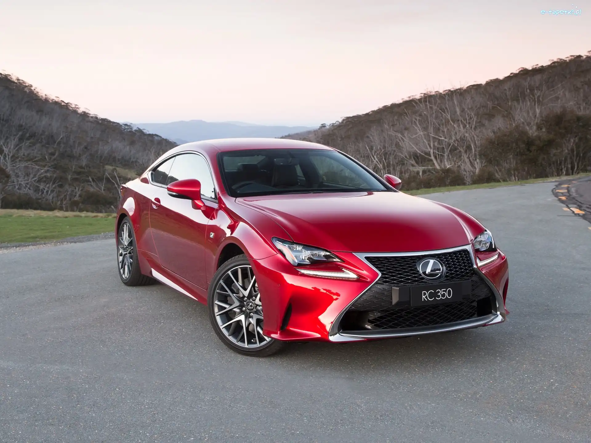2015, Lexus RC 350 F Sport Coupe, Czerwony