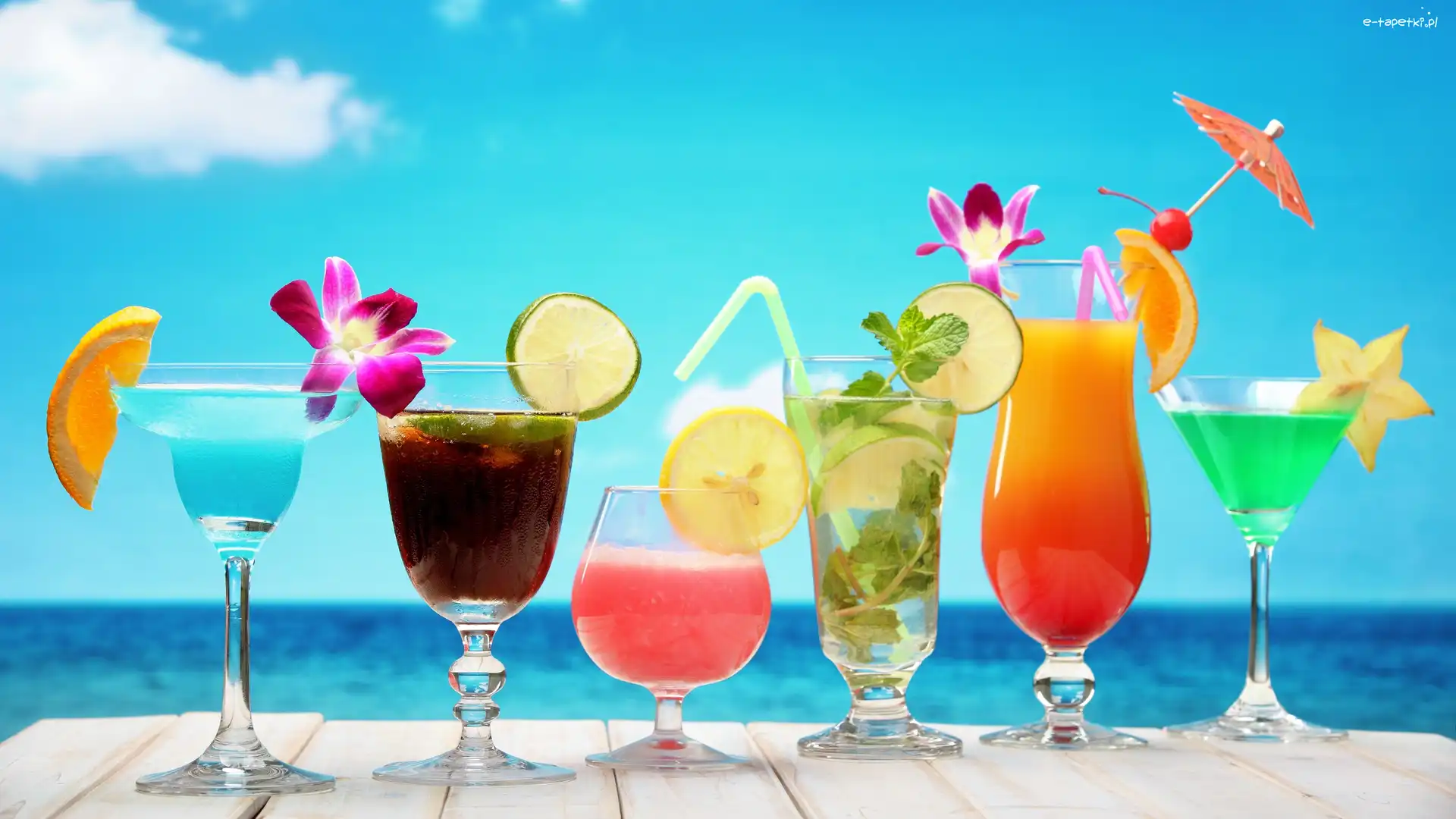 Owoce, Drinki, Kolorowe