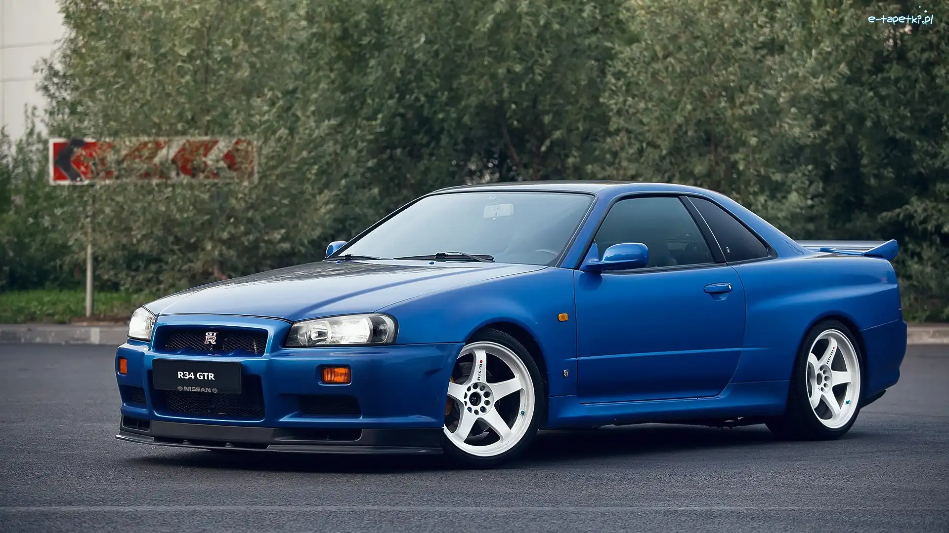 1999, Nissan Skyline R34 GTR, Niebieski