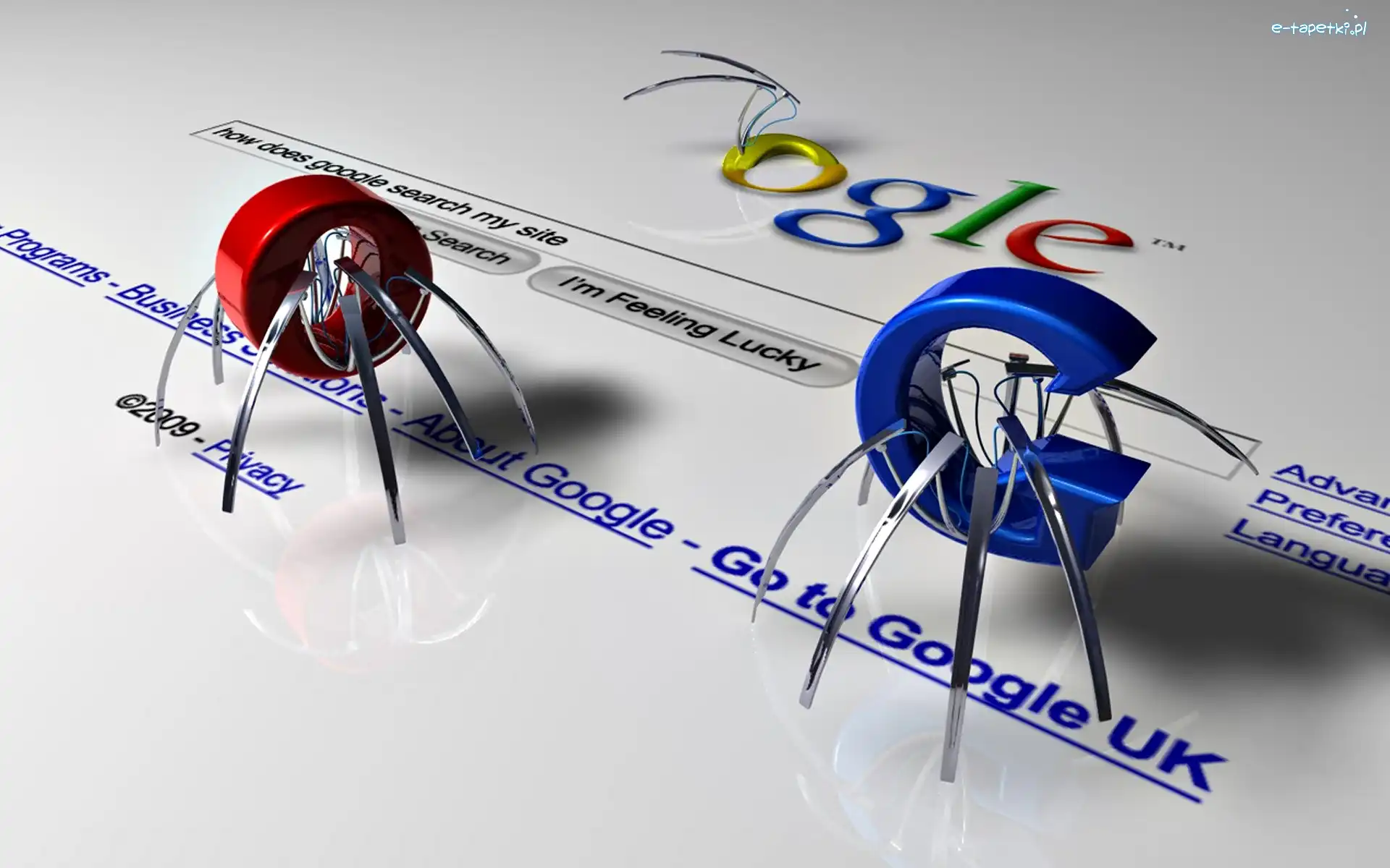 Grafika 3D, Google, Logo