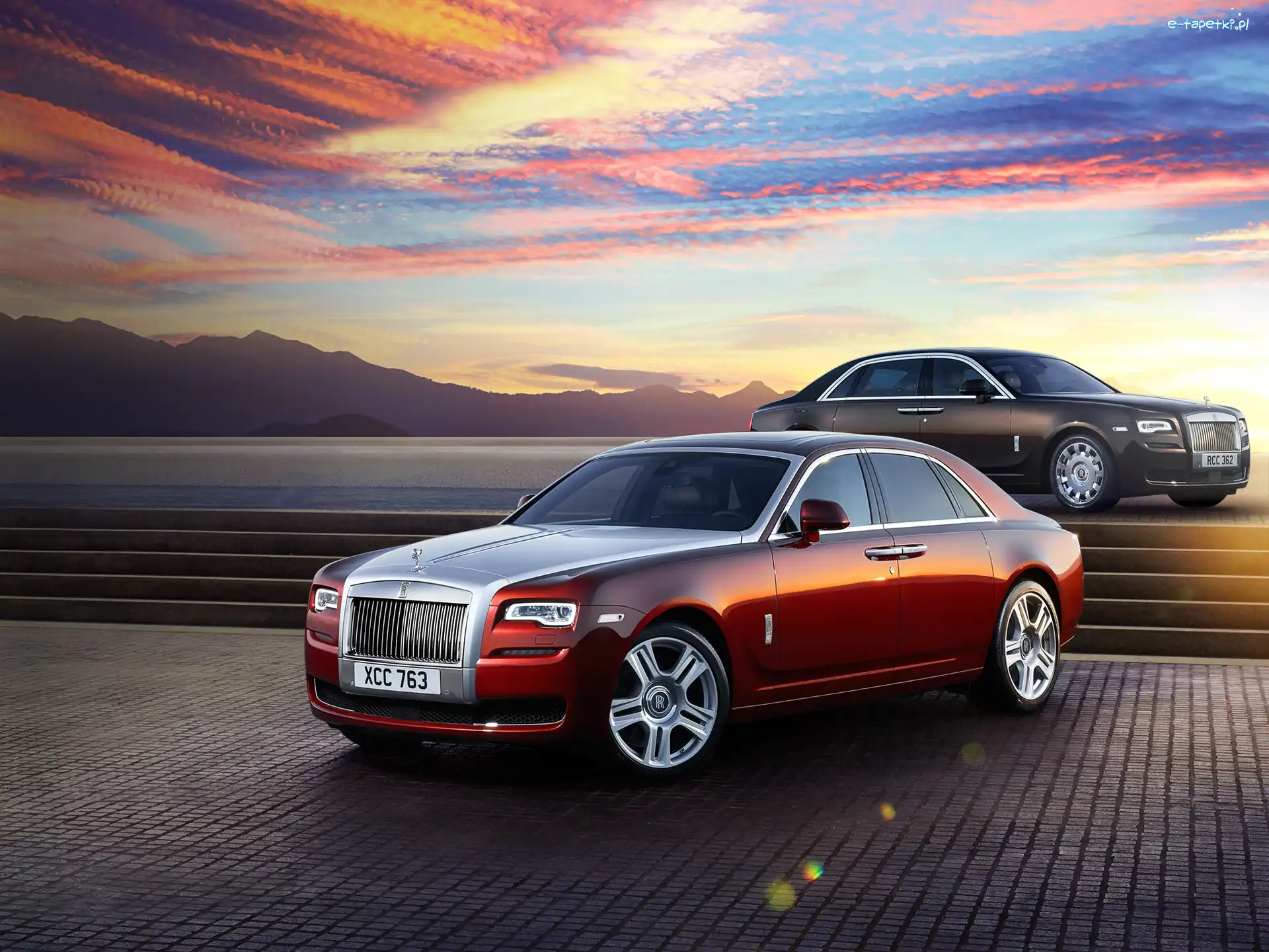 Samochody, 2017, Rolls Royce Ghost, Dwa