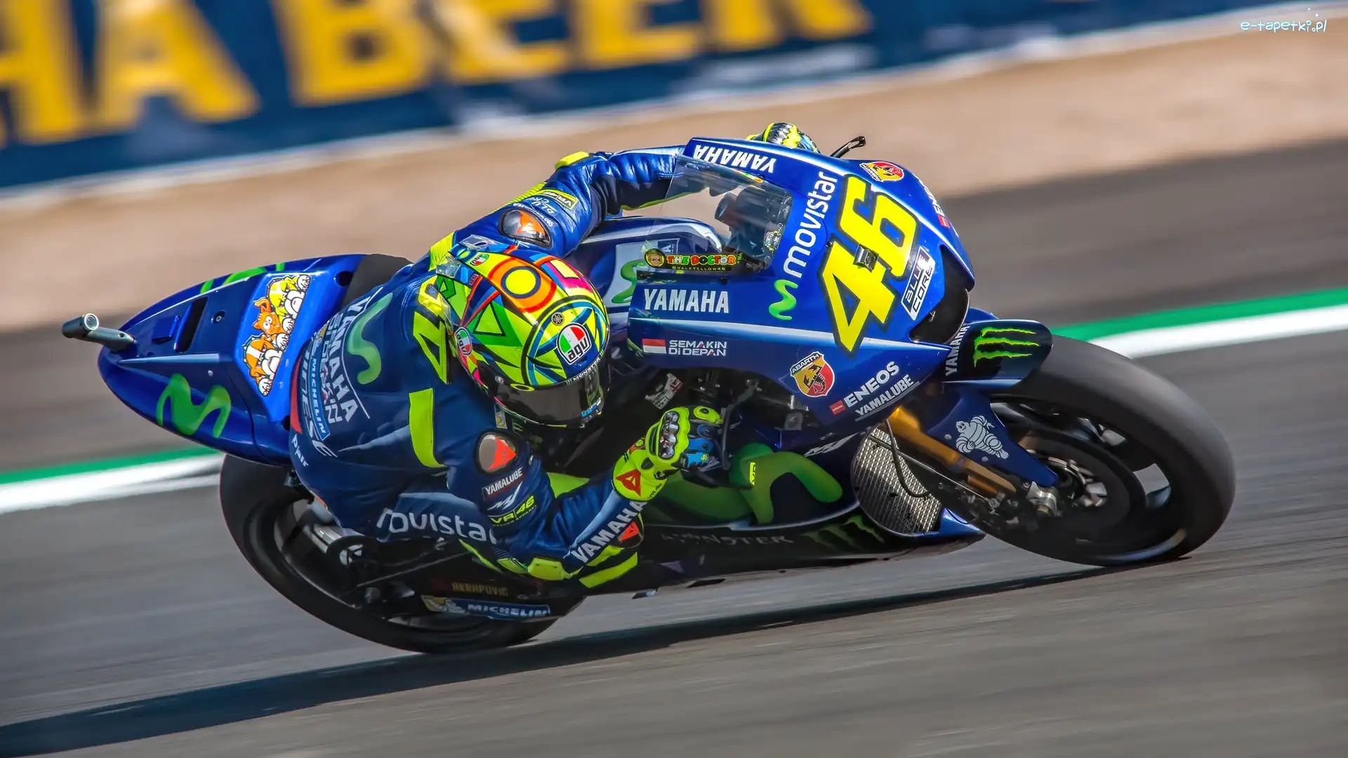 Prędkość, Yamaha YZR-M1, Silverstone Circuit, Grand Prix Wielkiej Brytanii 2017, Valentino Rossi, MotoGP, Wyścigi, Motocykl