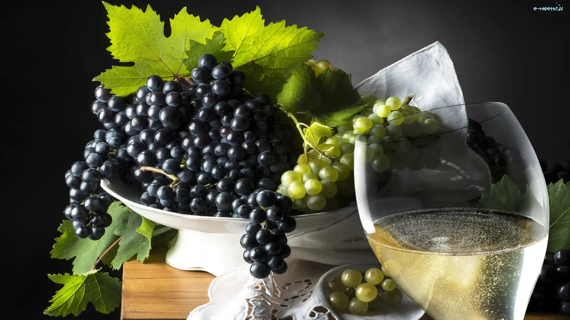 Patera, Kieliszek, Wino, Winogrono