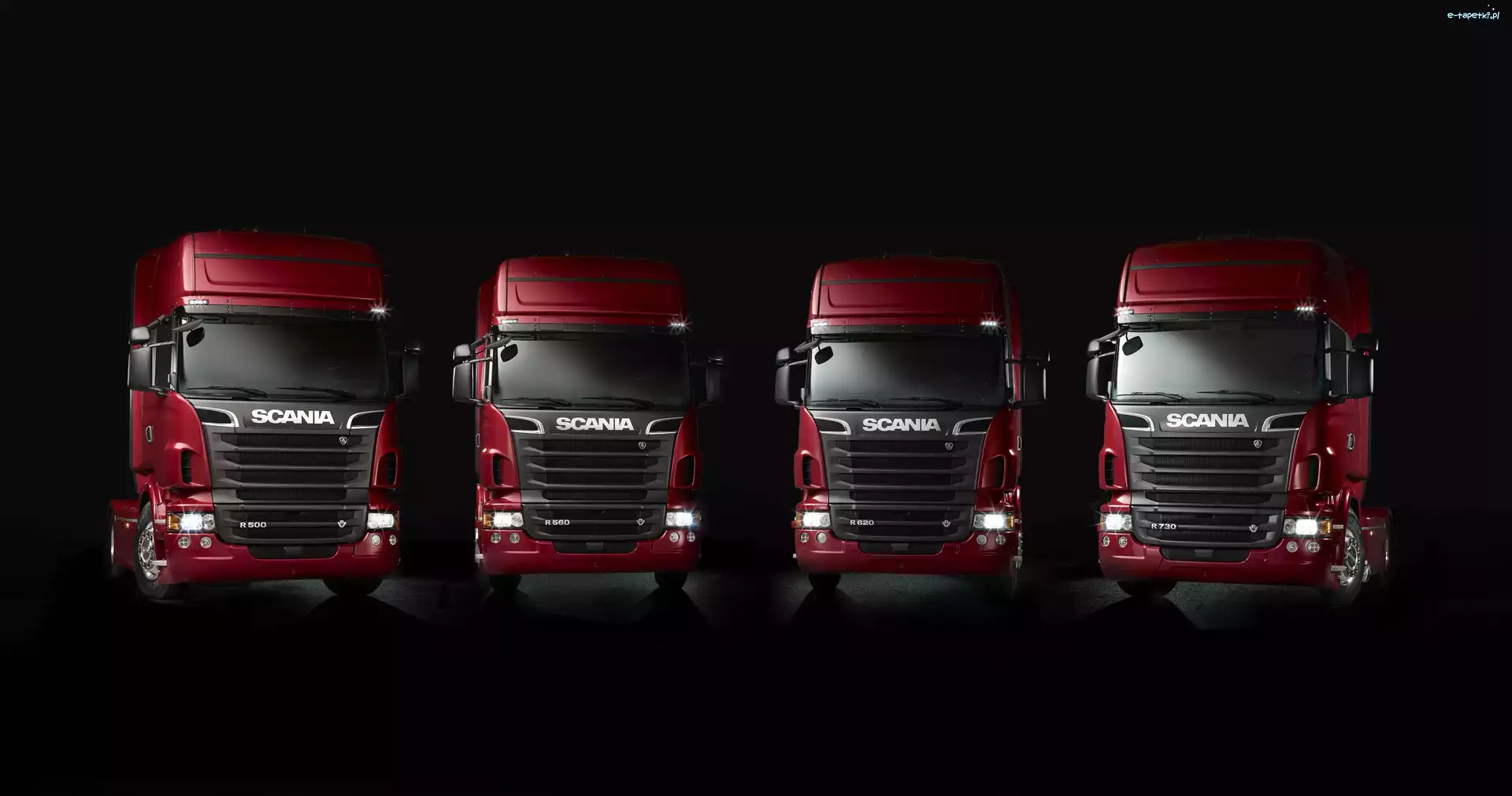 Scania V8 R620, Scania V8 R500, Scania V8 R560, Scania V8 R730, Ciężarówki, Cztery