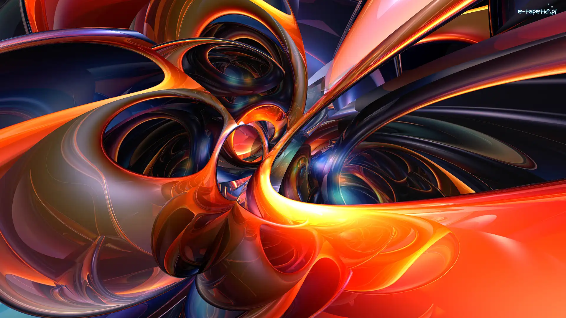 Tunele, Abstrakcja, Grafika 3D