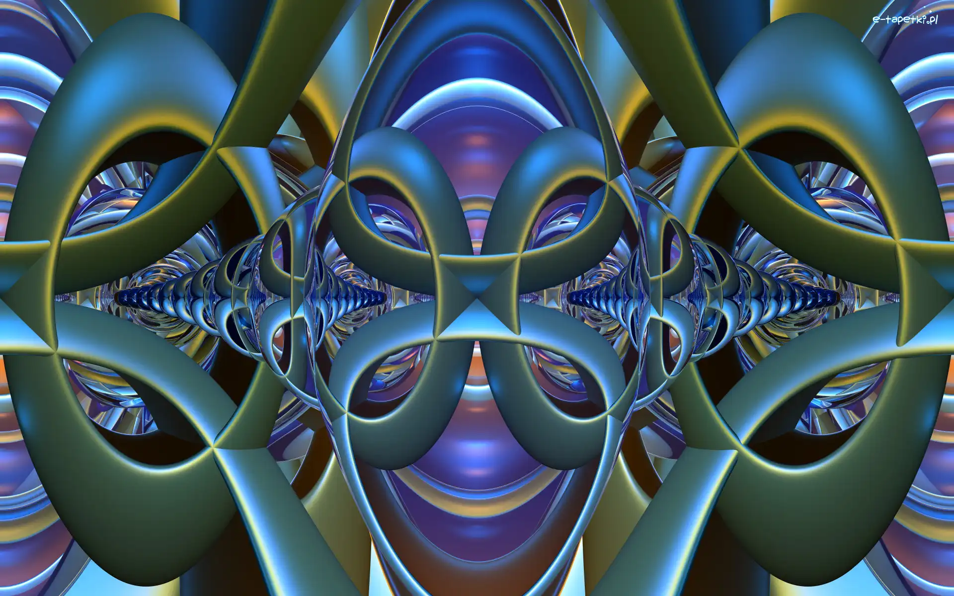 Ogniwa, Abstrakcja, Grafika 3D