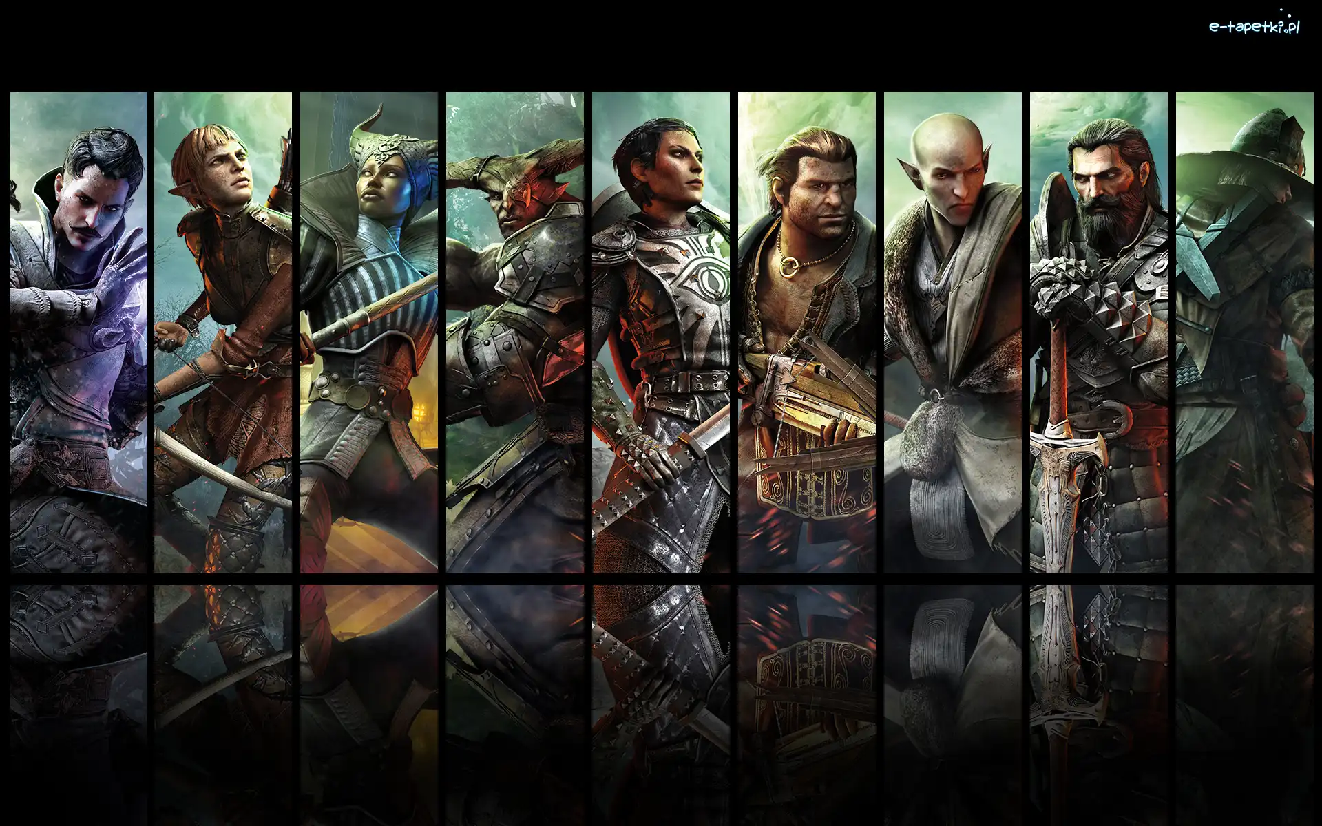 Vivienne, Postacie, Gra, Sera, Cole, Dragon Age Inquisition, Dorian, Kasandra Pentaghast, Dragon Age: Inkwizycja, Żelazny Byk, Varric Tethras, Blackwall, Solas
