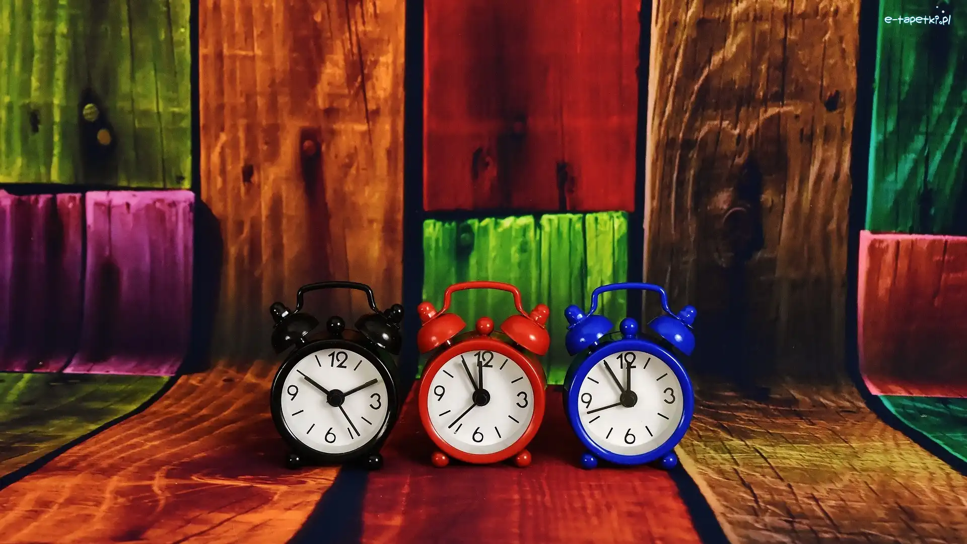 Budziki, Deski, Kolorowe, Trzy