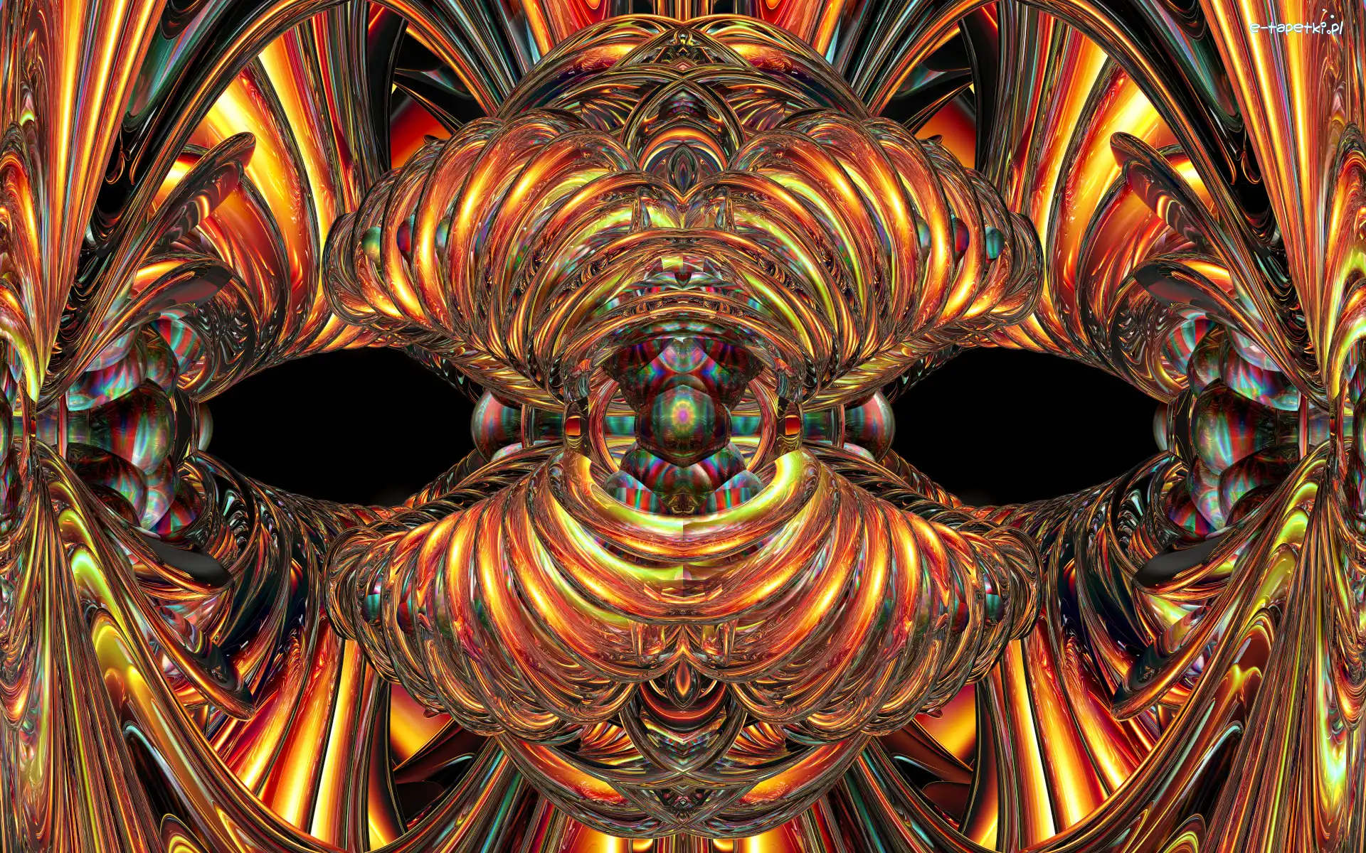 Abstrakcja, Grafika 3D, Złota