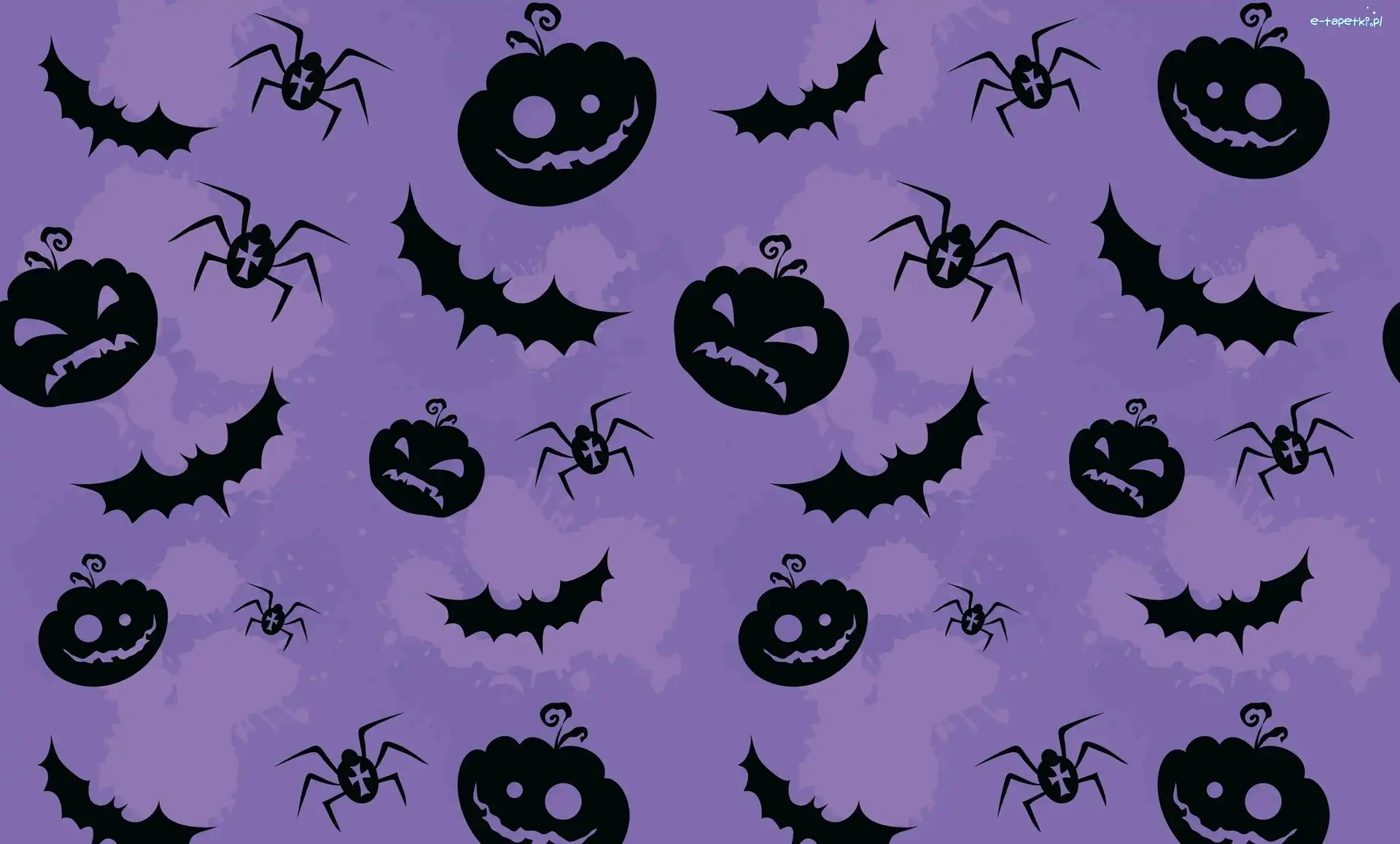 Tekstura, Dynie, Halloween, Pająki, Nietoperze