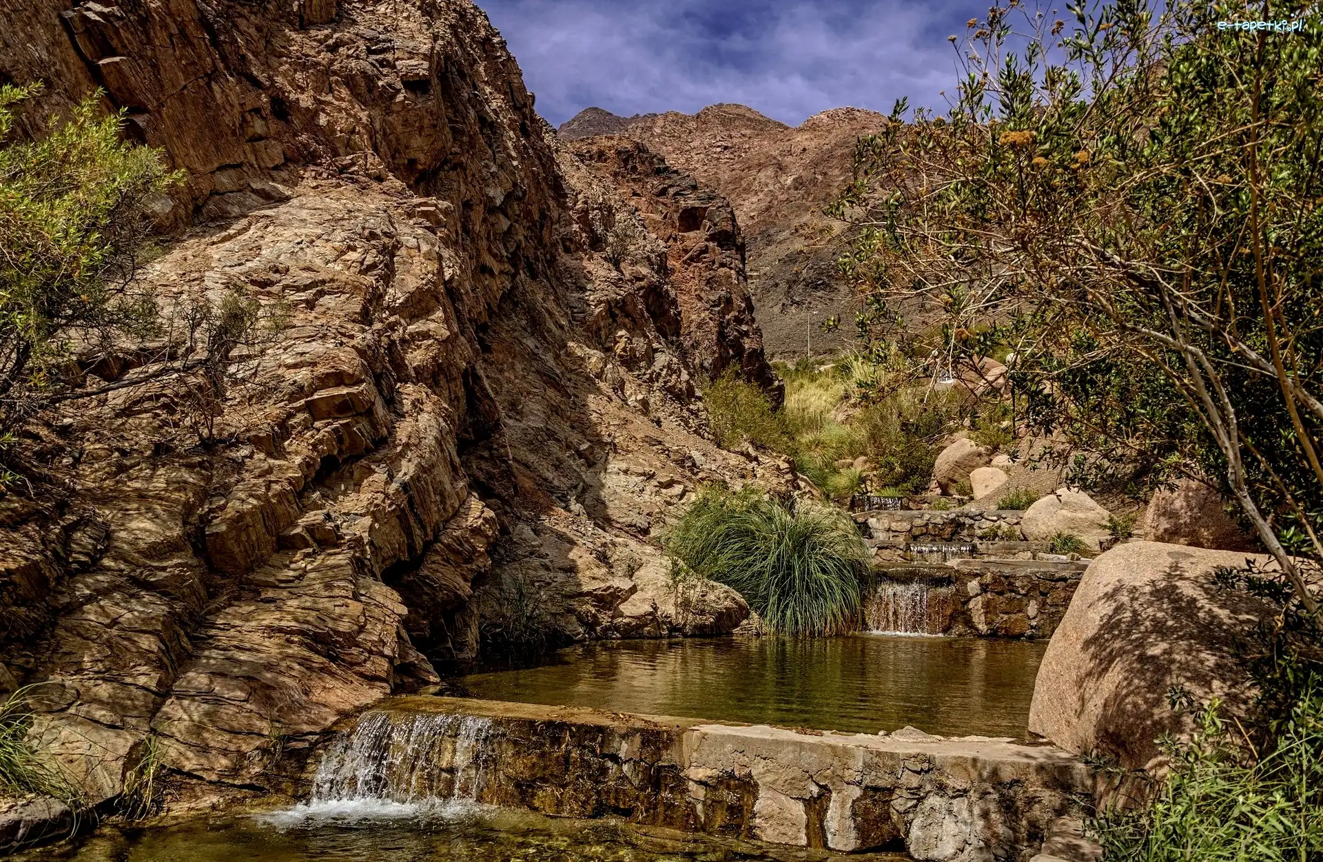 Termas de Fiambalá, Prowincja Catamarca, Rośliny, Skały, Tinogasta, Żródła termalne, Góry, Argentyna