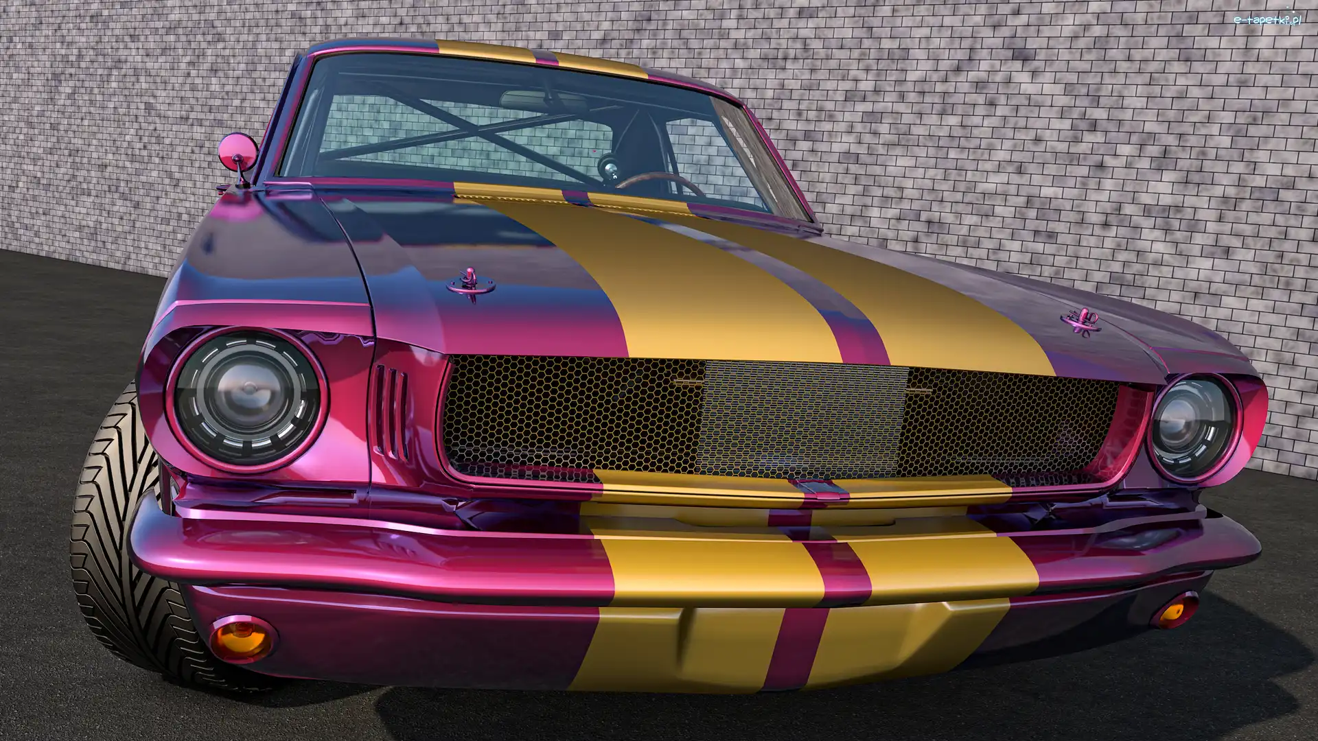Ford Mustang GT Coupe, Przód, 1965, Zabytkowy