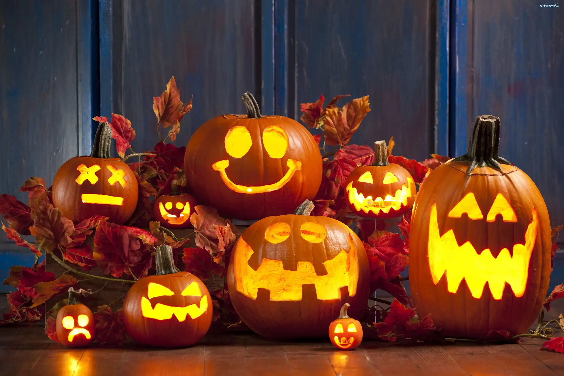 Światło, Dynie, Halloween