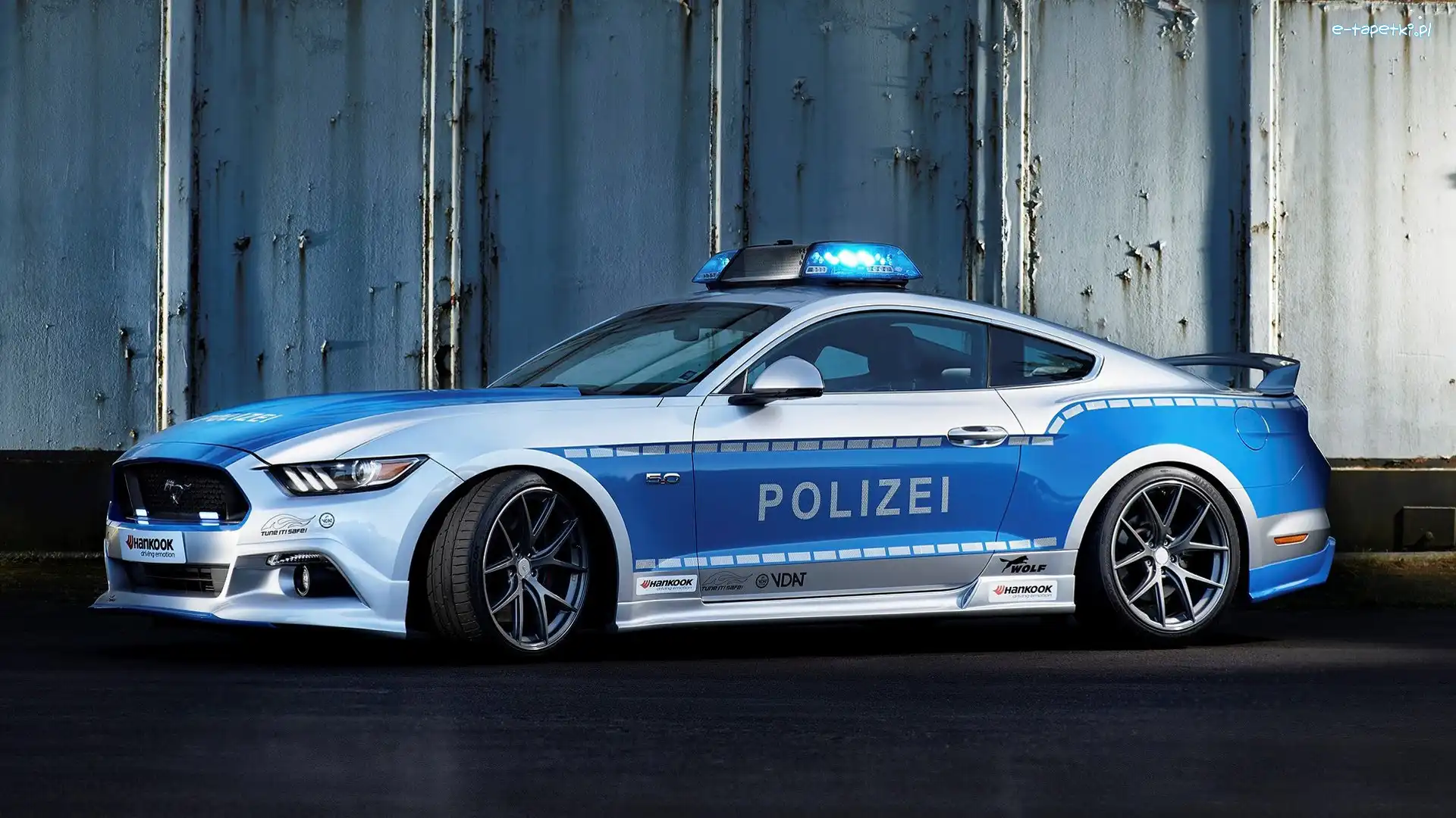 2016, Ford Mustang Wolf Wide 5.0, Samochód policyjny