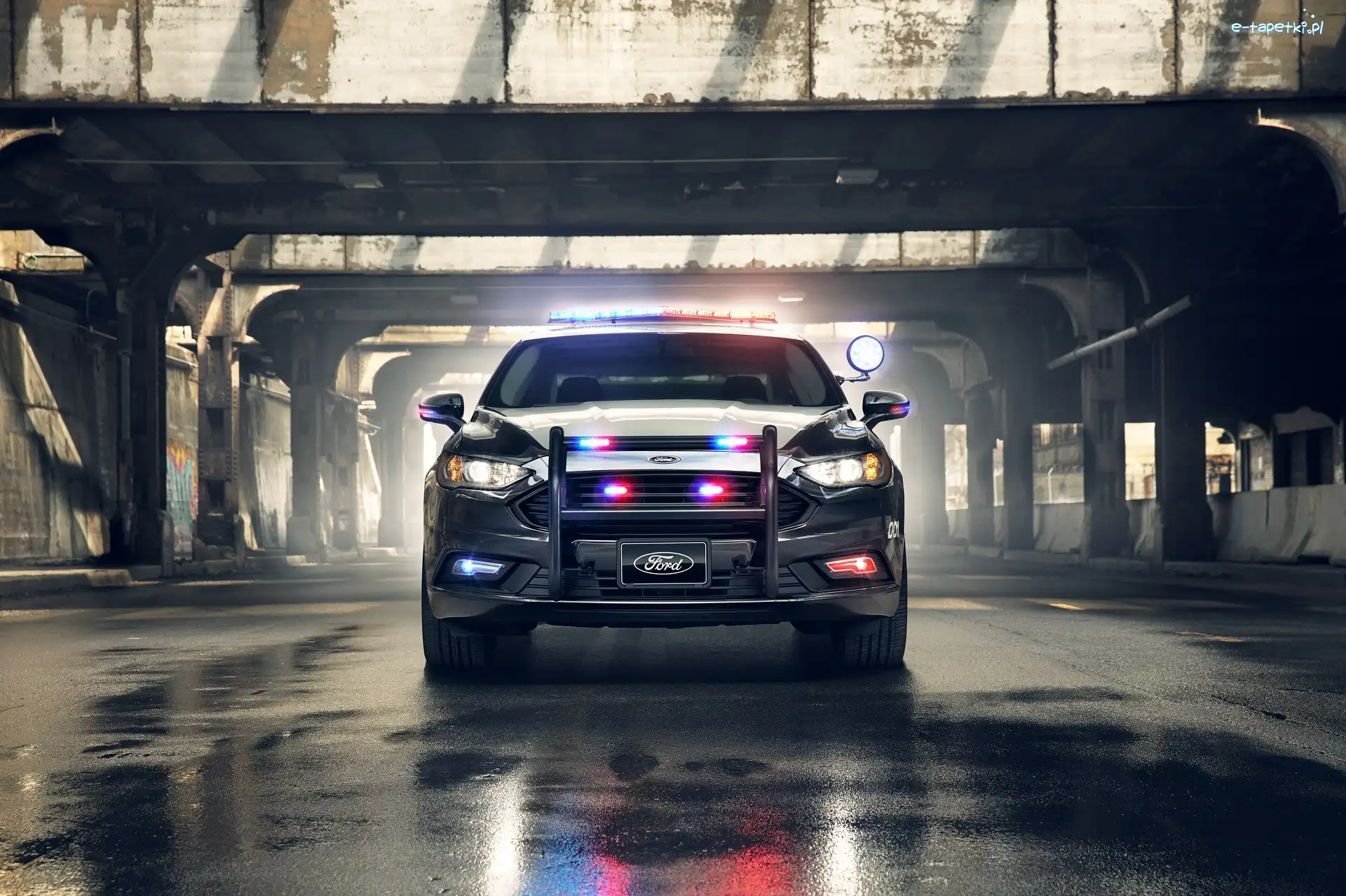 Policyjny, 2018, Ford Responder Hybrid Sedan, Samochód