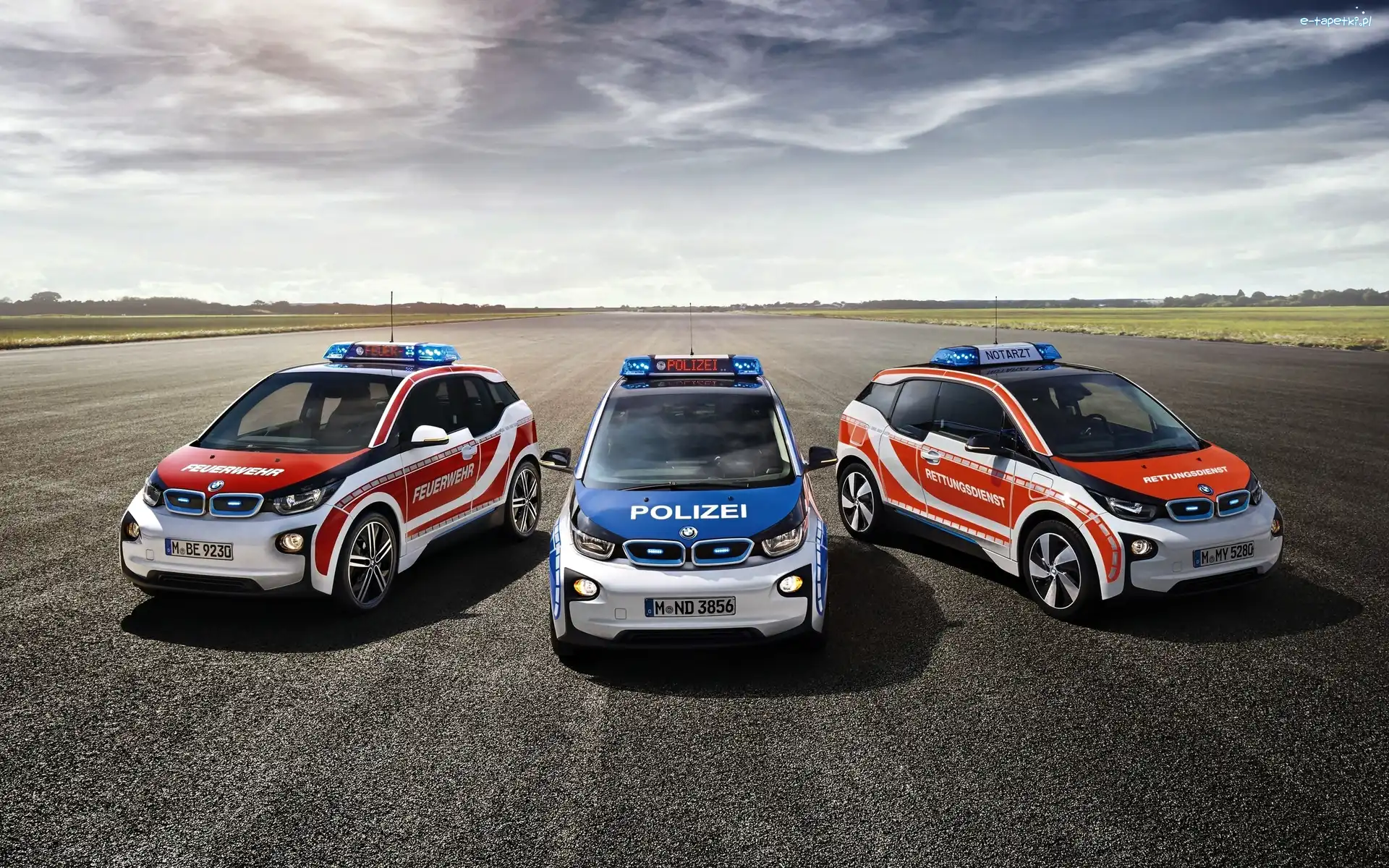 BMW i3, Policyjny, Strażacki, 2016, Ambulans