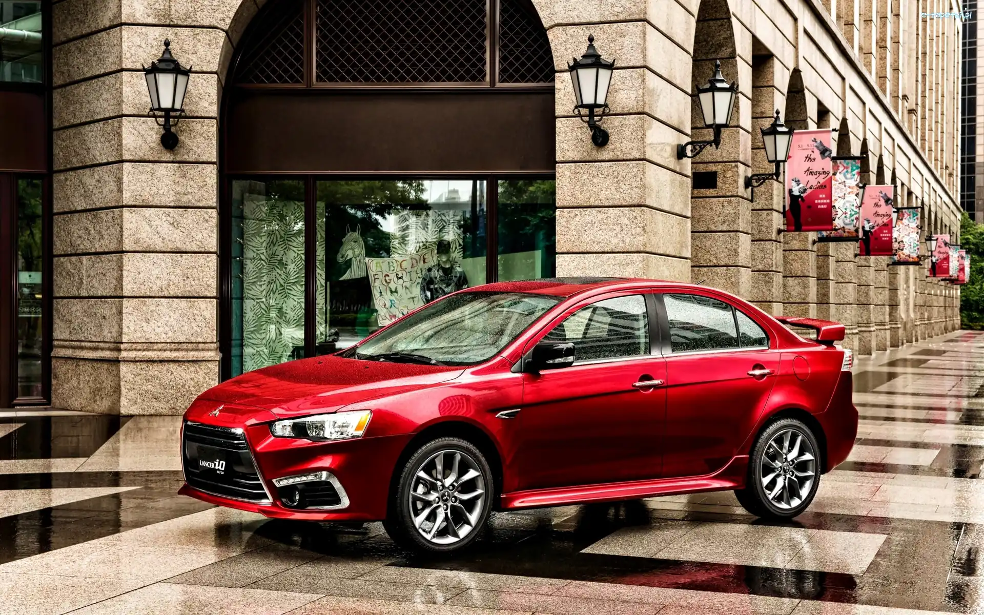 Mitsubishi Lancer iO, Domy, 2015, Czerwony