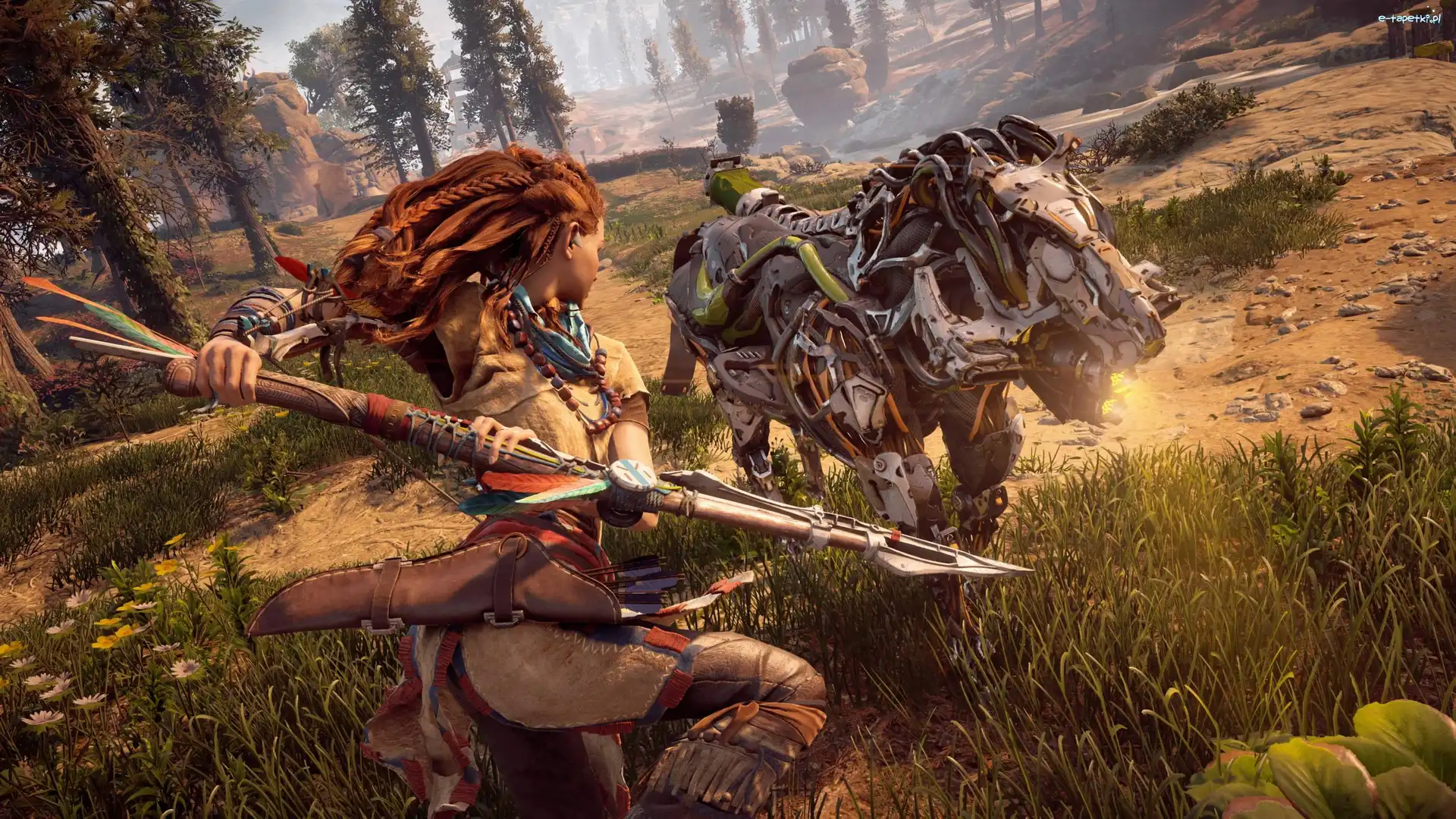 Horizon Zero Dawn, Aloy, Postać, Gra komputerowa