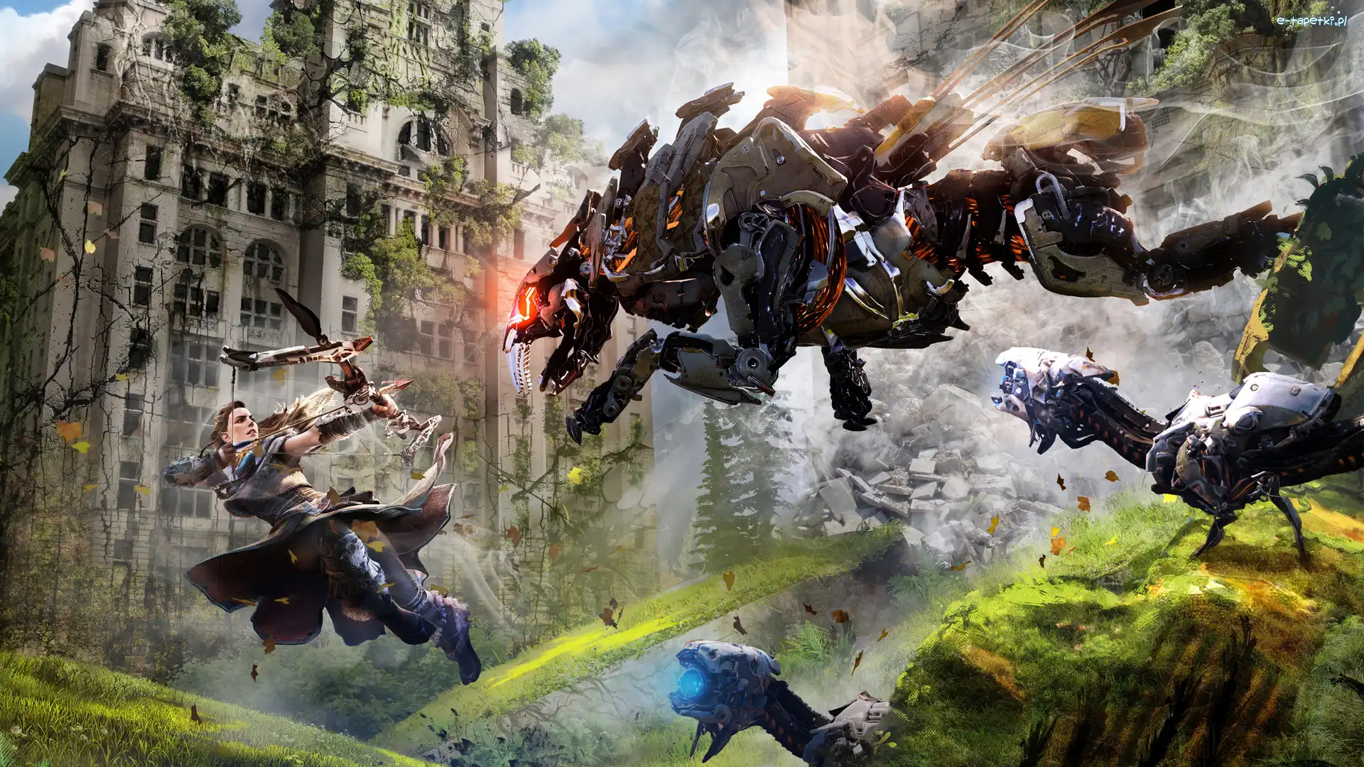 Horizon Zero Dawn, Maszyny, Aloy, Gra