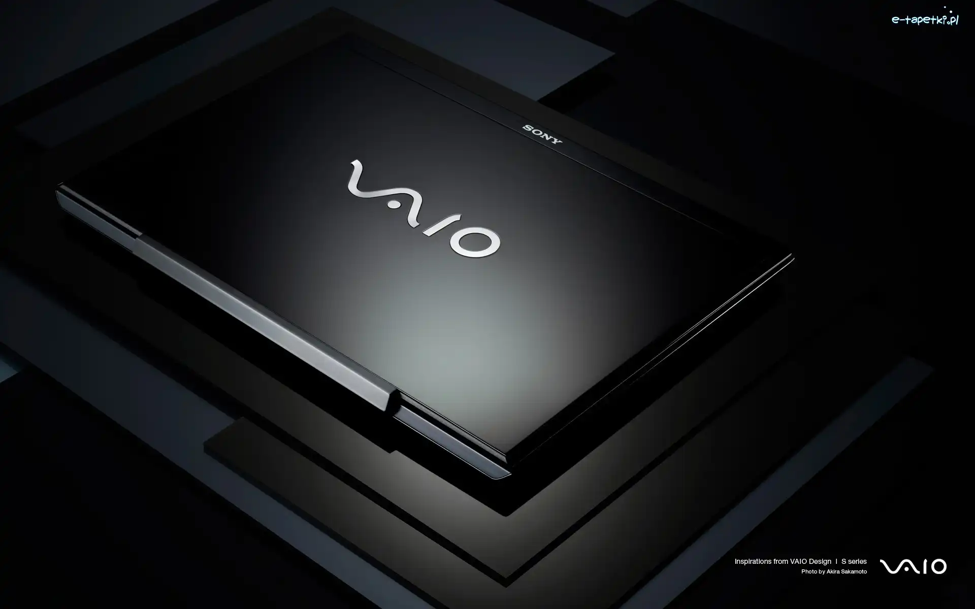 VAIO, Logo, Seria S, Laptop, Czarny