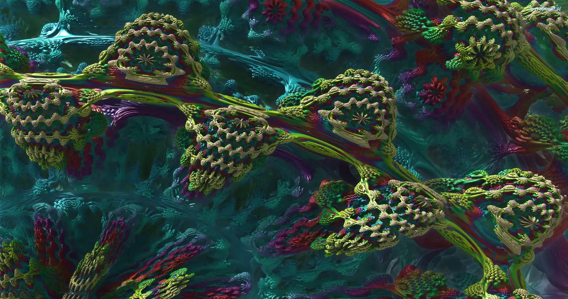 Fraktal, Mandelbulb, Grafika 3D