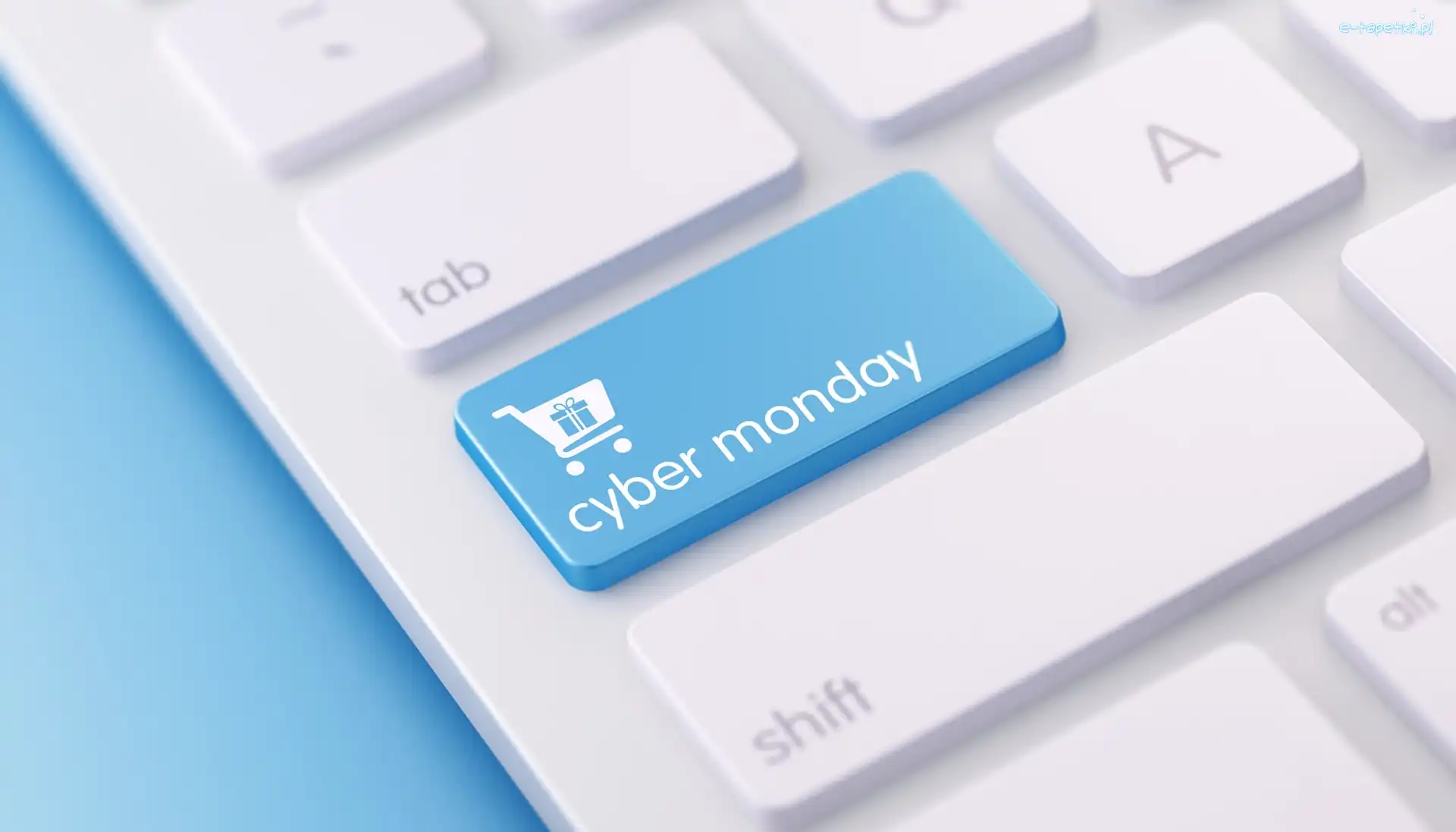 Klawiatura, Klawisz, Niebieski, Cyber Monday