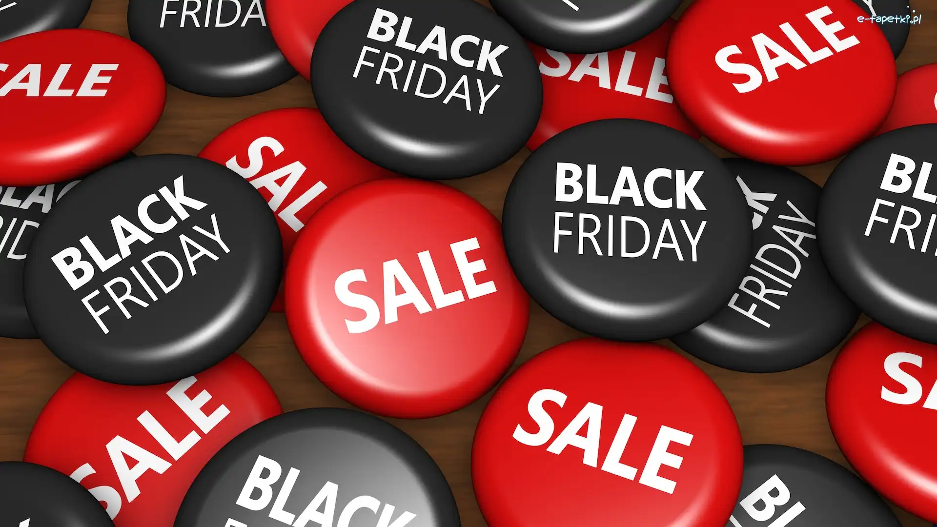 Black Friday, Czarne, Sale, Krążki, Czerwone