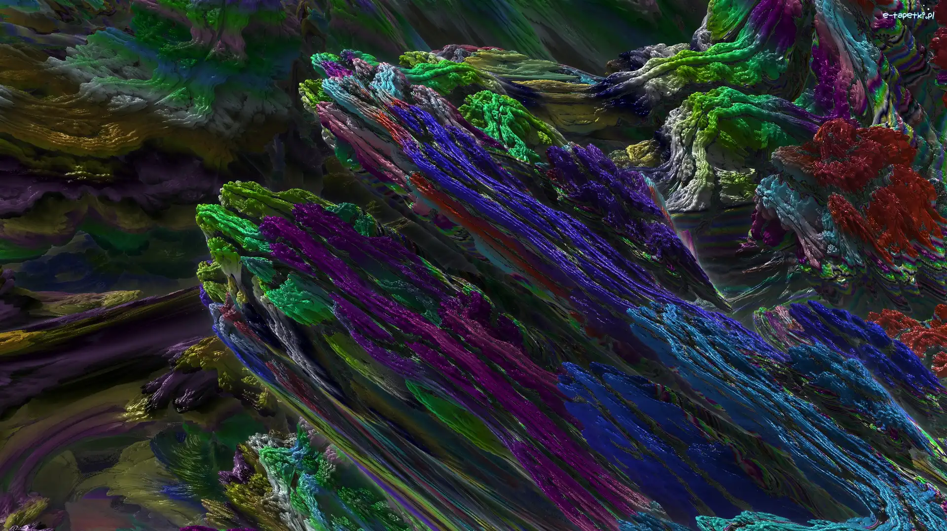 Kolorowy, 3D, Mandelbulb, Fraktal