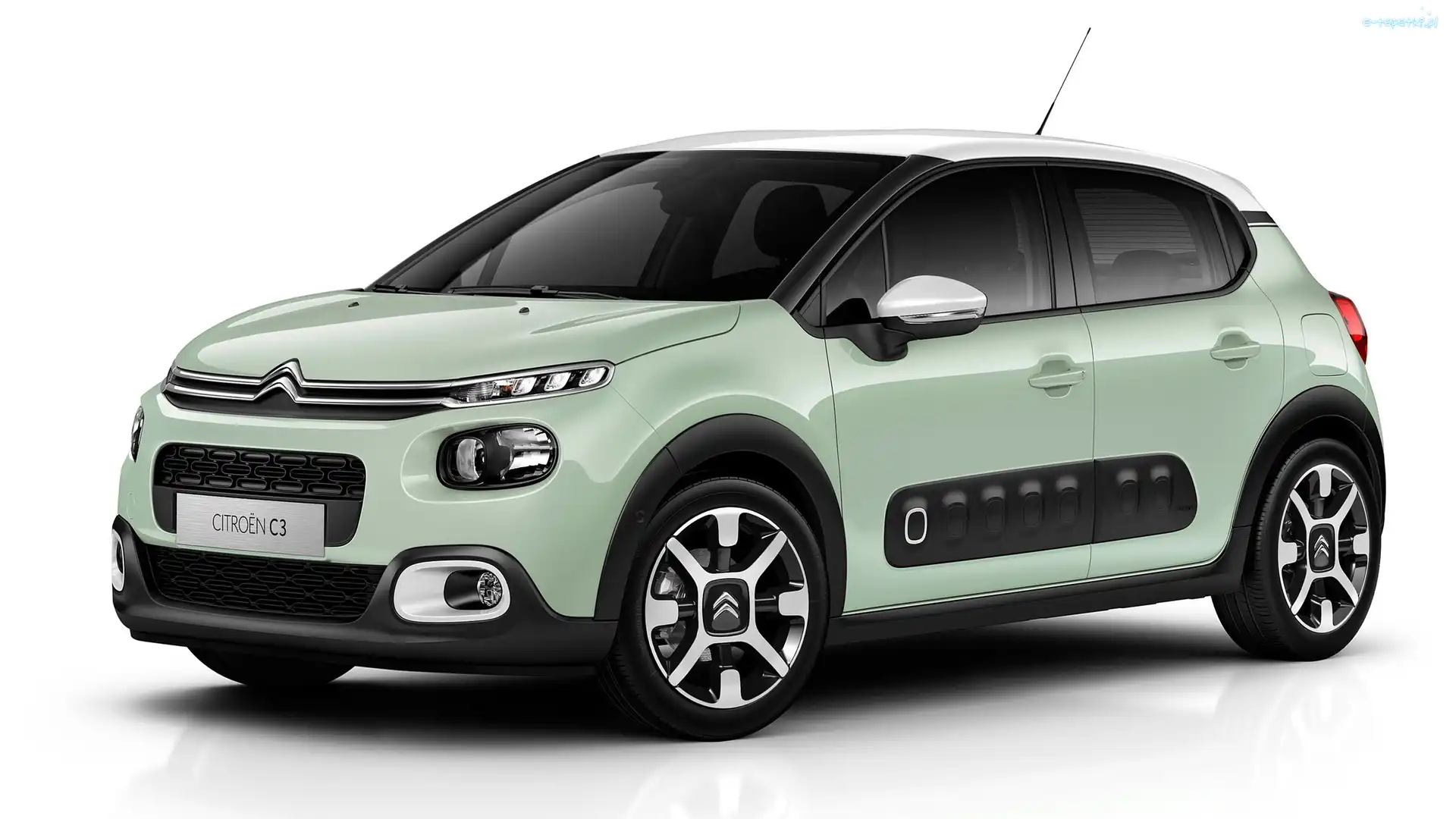 2016, Citroen C3, Zielonkawy