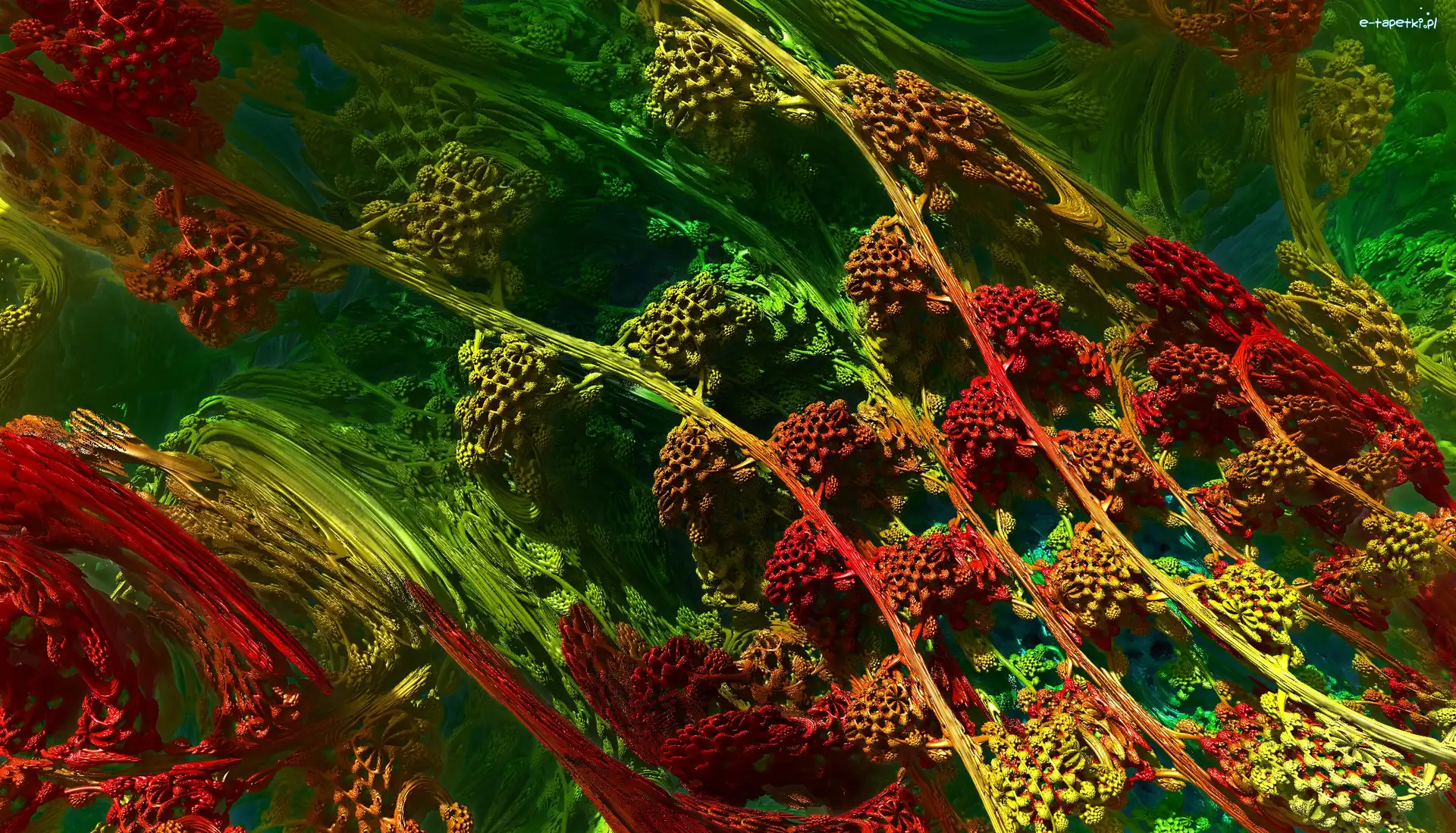 Mandelbulb, Fraktal, Kolorowy