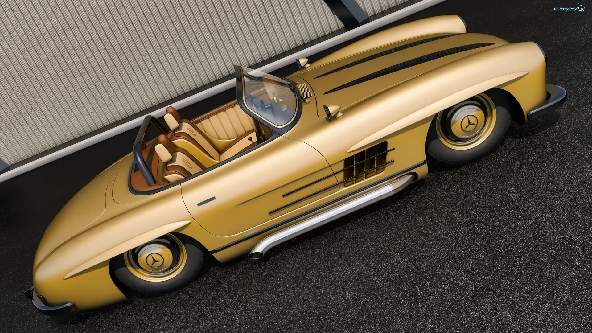 Zabytkowy, 1956, Mercedes Benz 300 SL Roadster