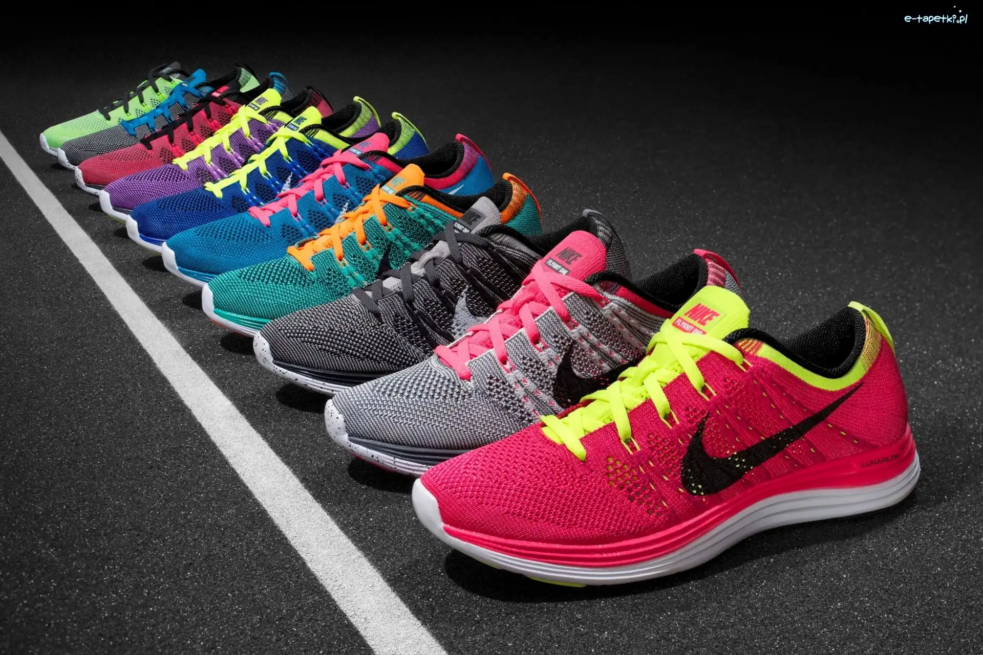 Buty, Nike, Sportowe, Kolorowe