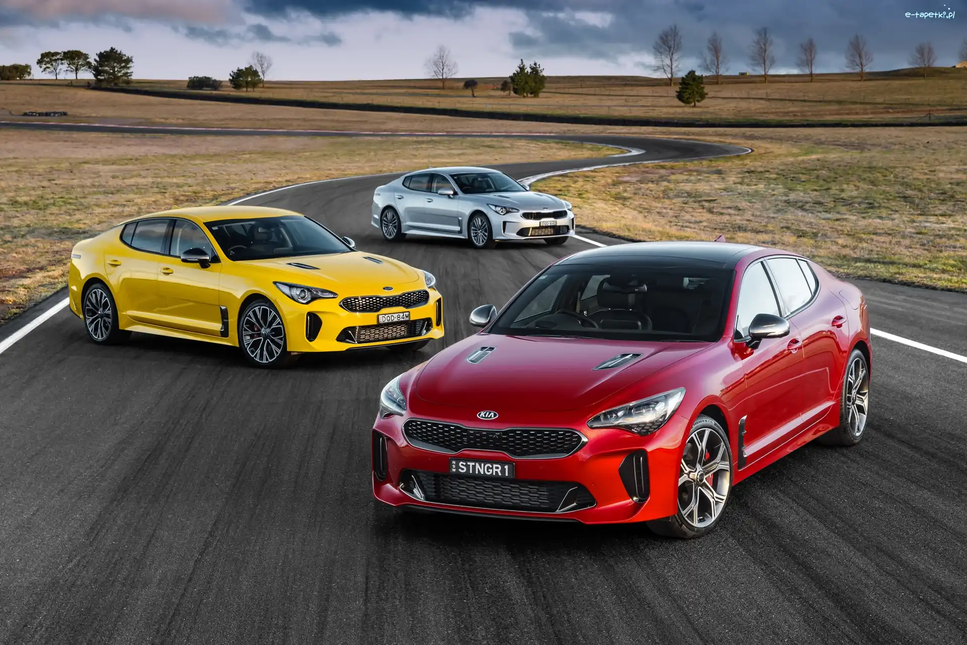 Trzy, Kia Stinger 200S, Samochody, Kia Stinger GT- Line, Kia Stinger 200Si