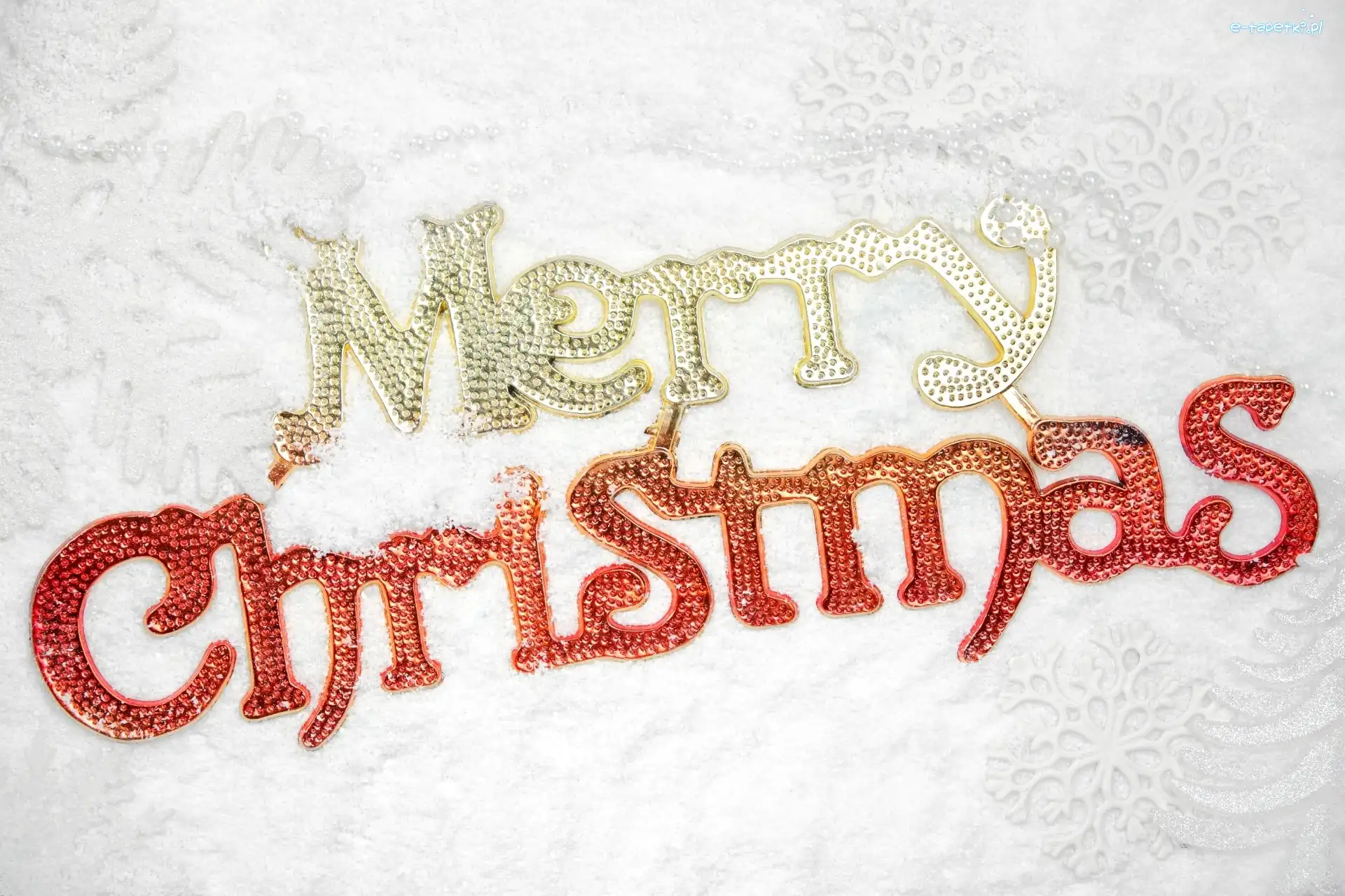 Merry Christmas, Napis, Boże Narodzenie