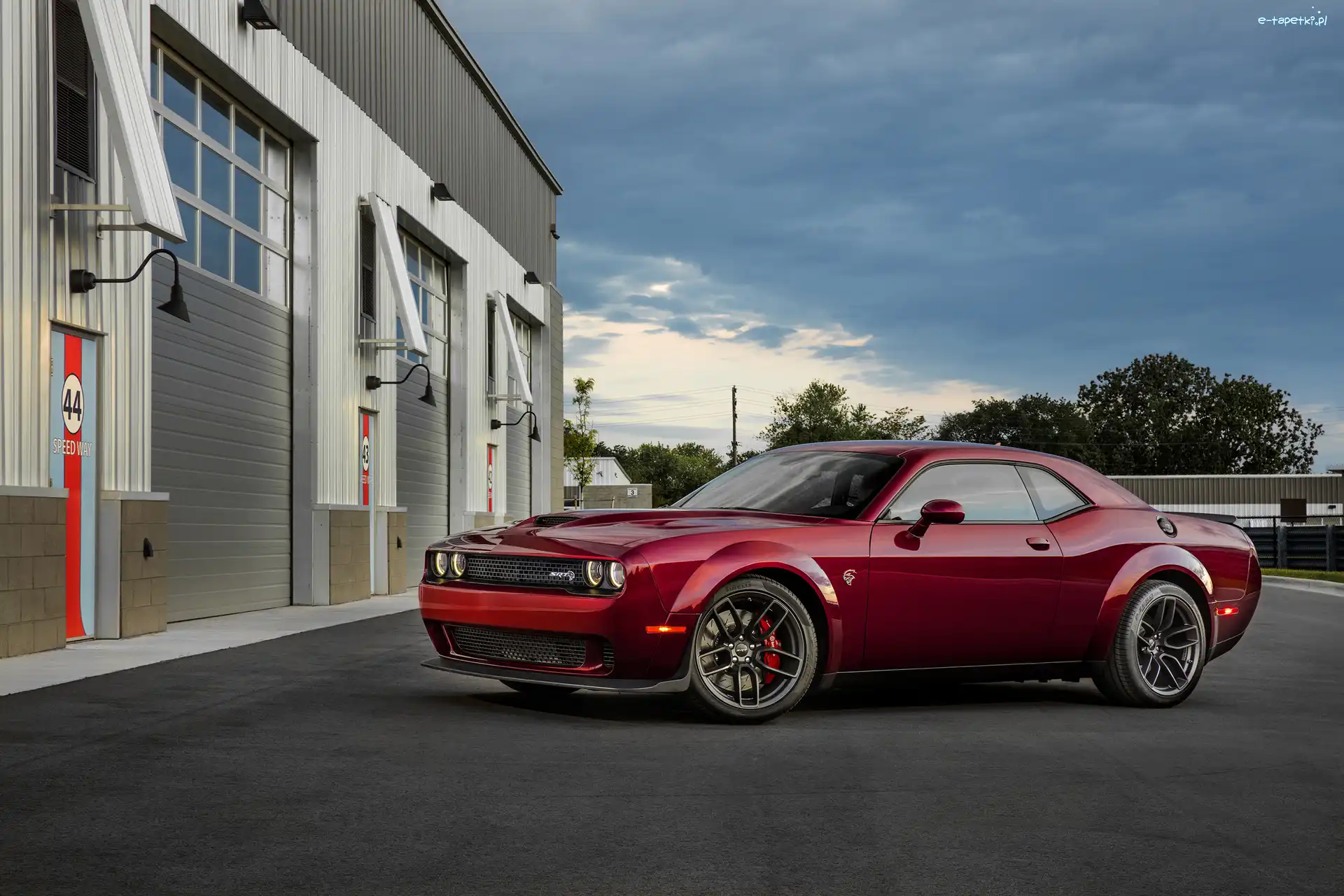 2018, Dodge Challenger SRT Hellcat Widebody, Czerwony