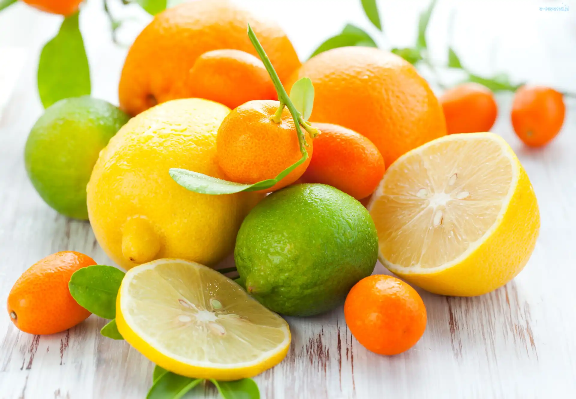 Pomarańcze, Cytryny, Limonki, Cytrusy, Owoce, Mandarynka, Kumkwaty