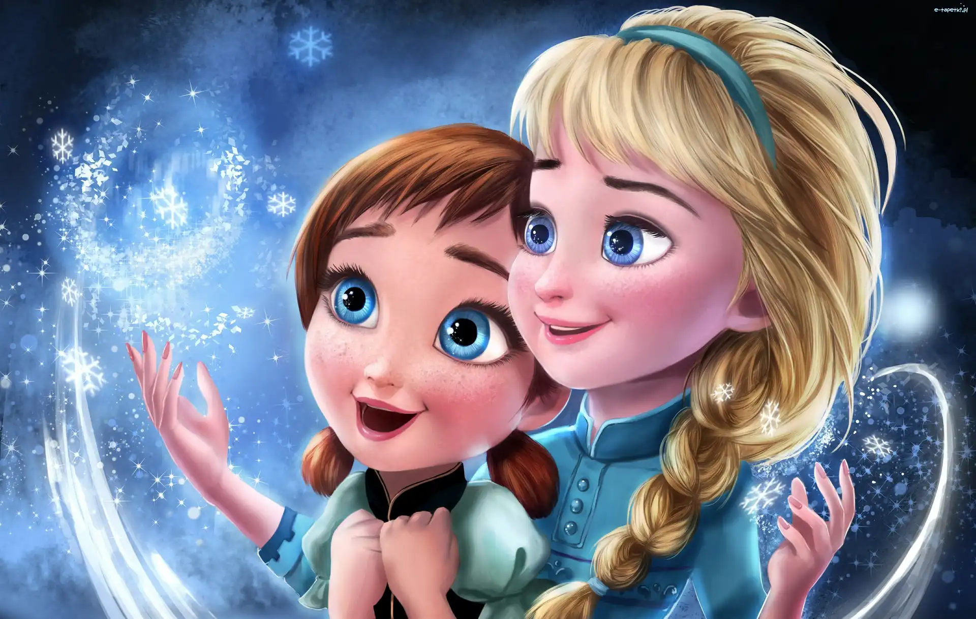 Frozen, Bajka, Elsa, Anna, Kraina lodu, Postacie, Dziewczynki, Film animowany
