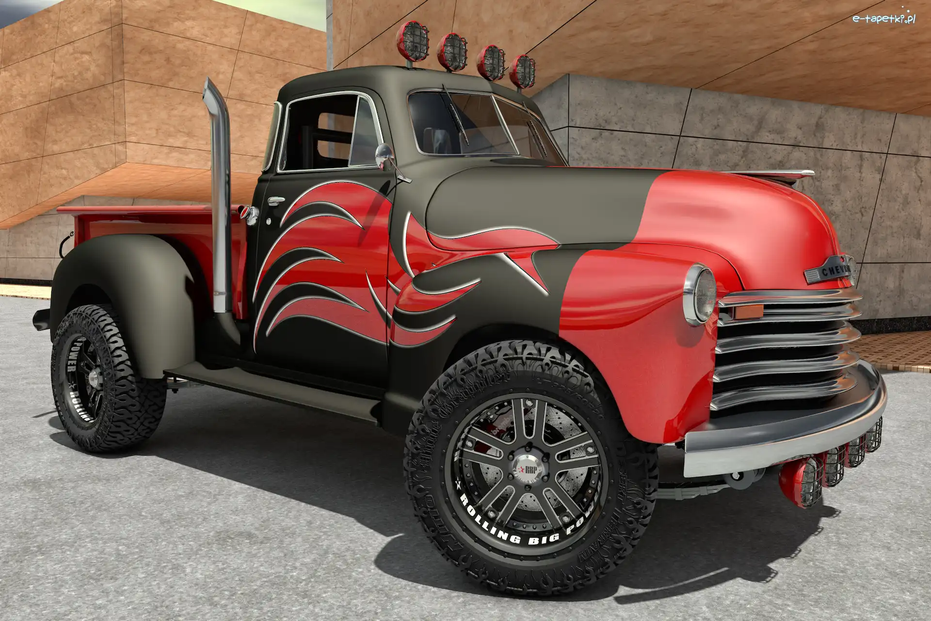 Chevrolet Pickup 4x4, Bok, 1951, Zabytkowy