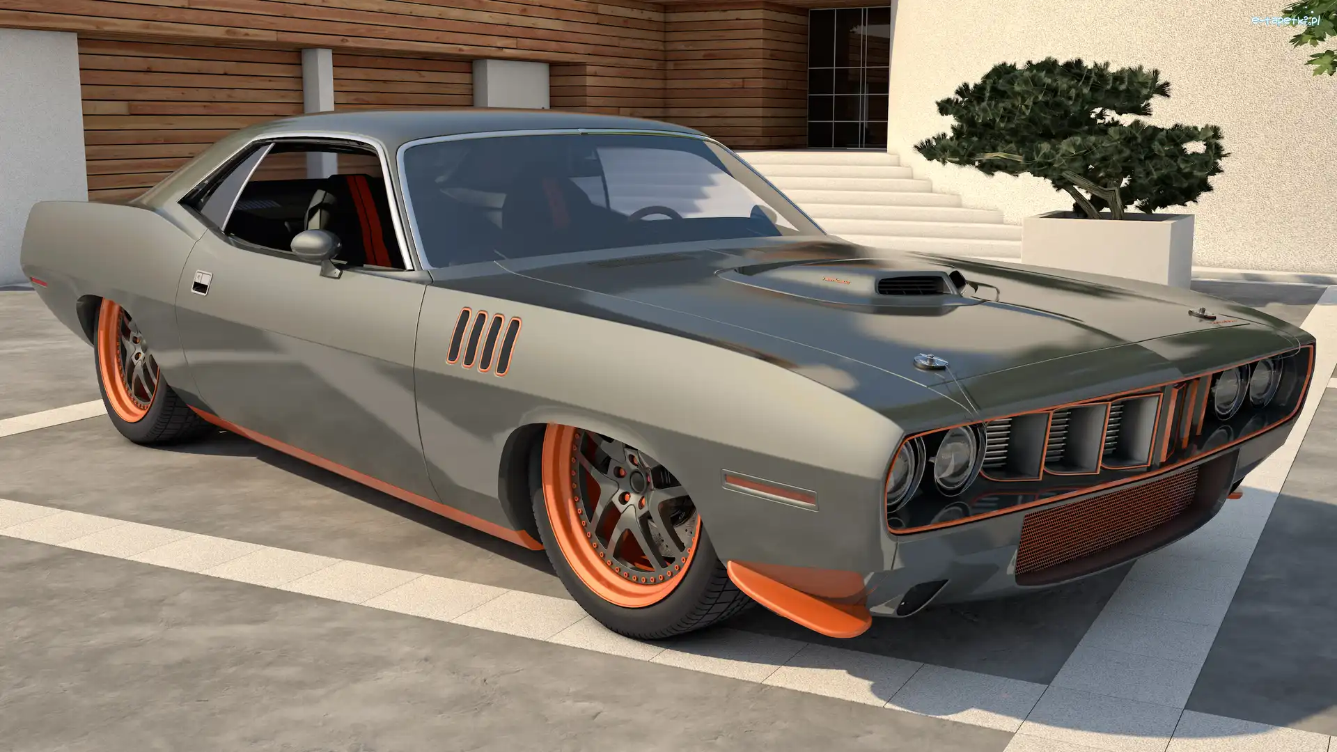 Zabytkowy, 1971, Plymouth Cuda 426