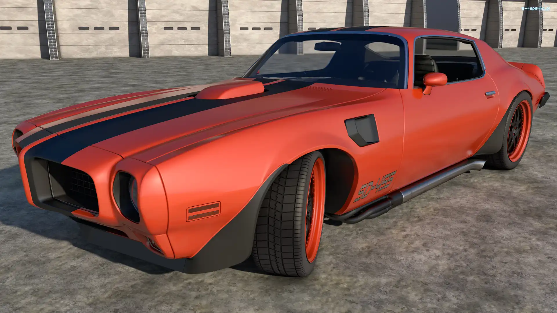1973, Pontiac Trans Am, Czerwony